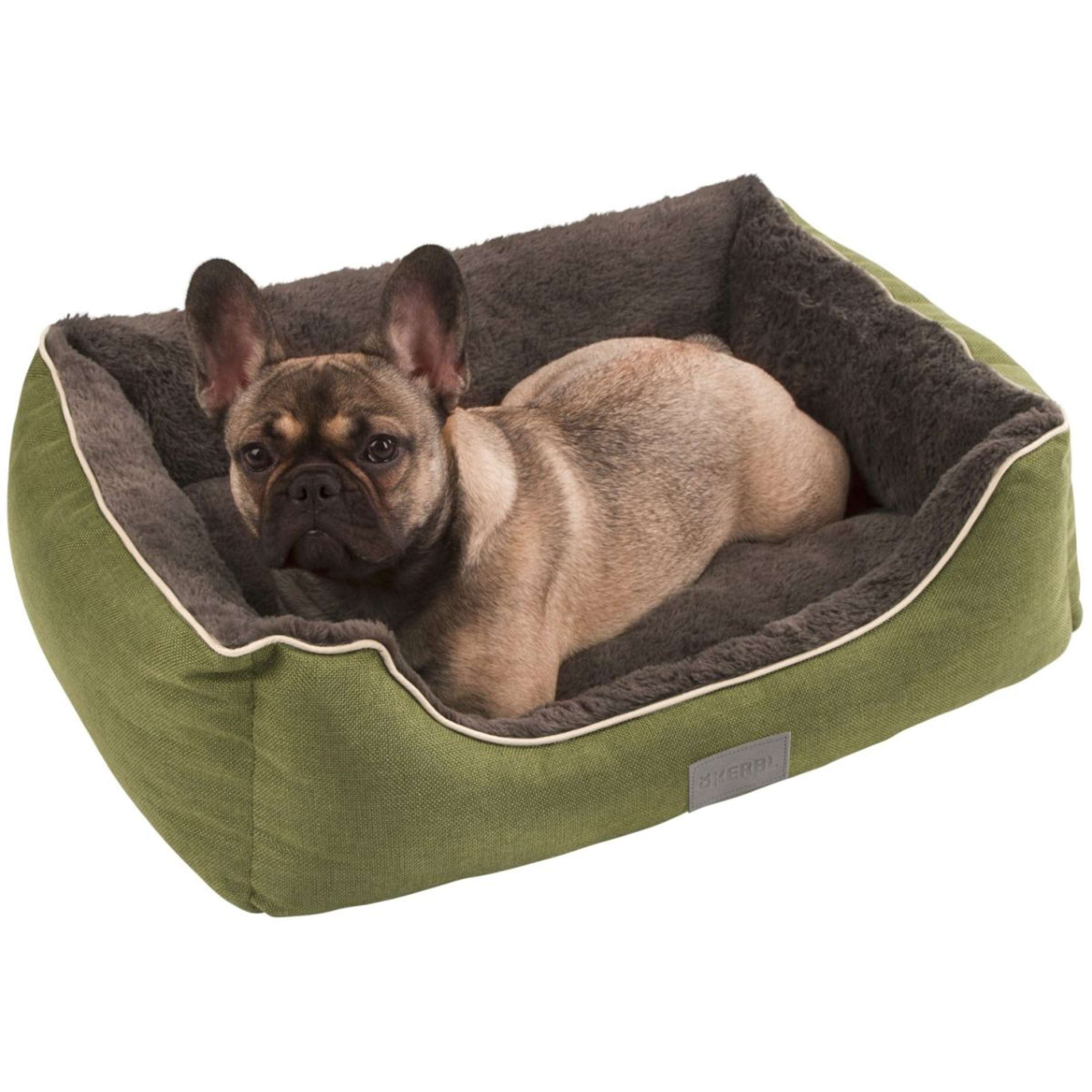 Kerbl Plush Bed Samuel Green/Grey