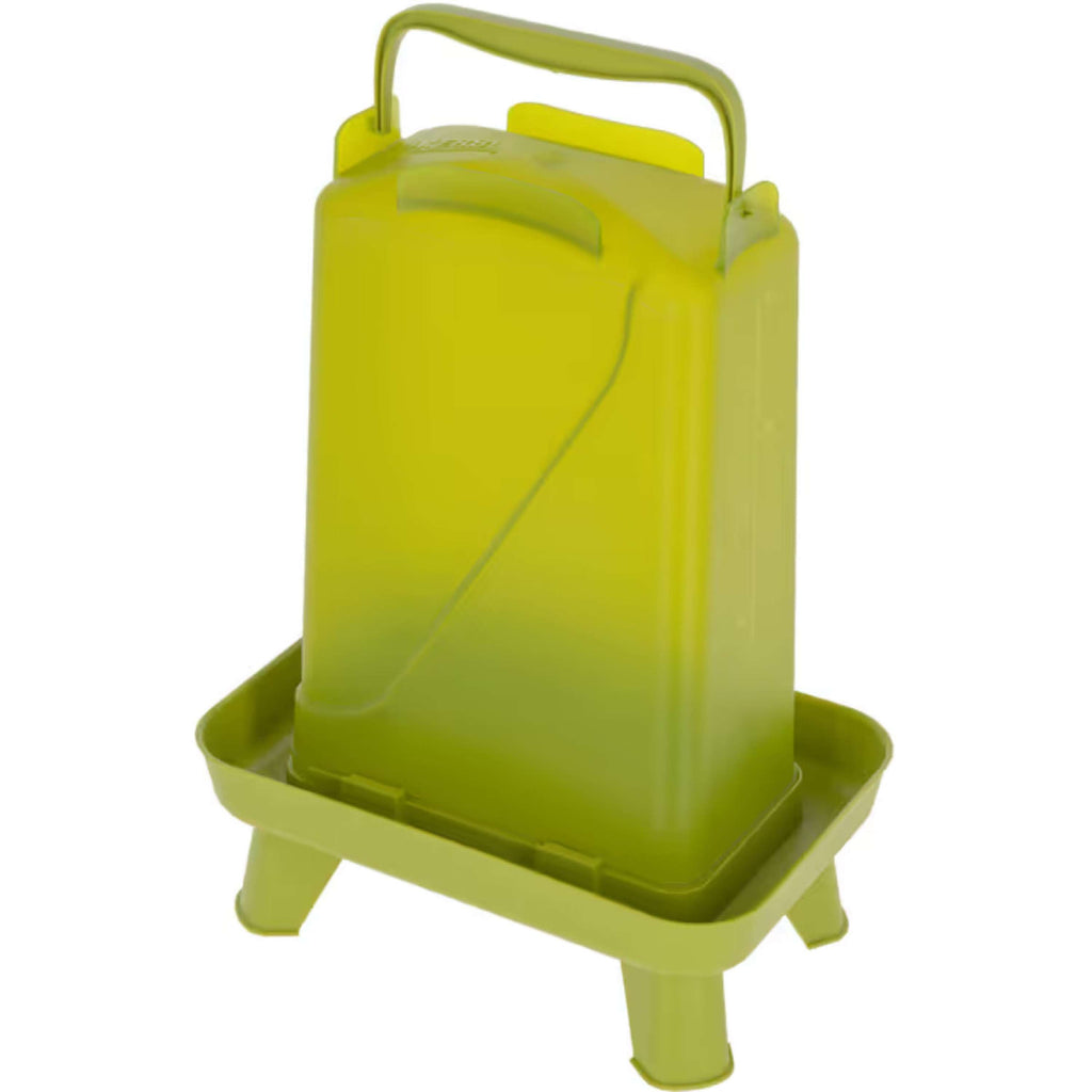 Kerbl Poultry Drinking Trough on a Stand Green
