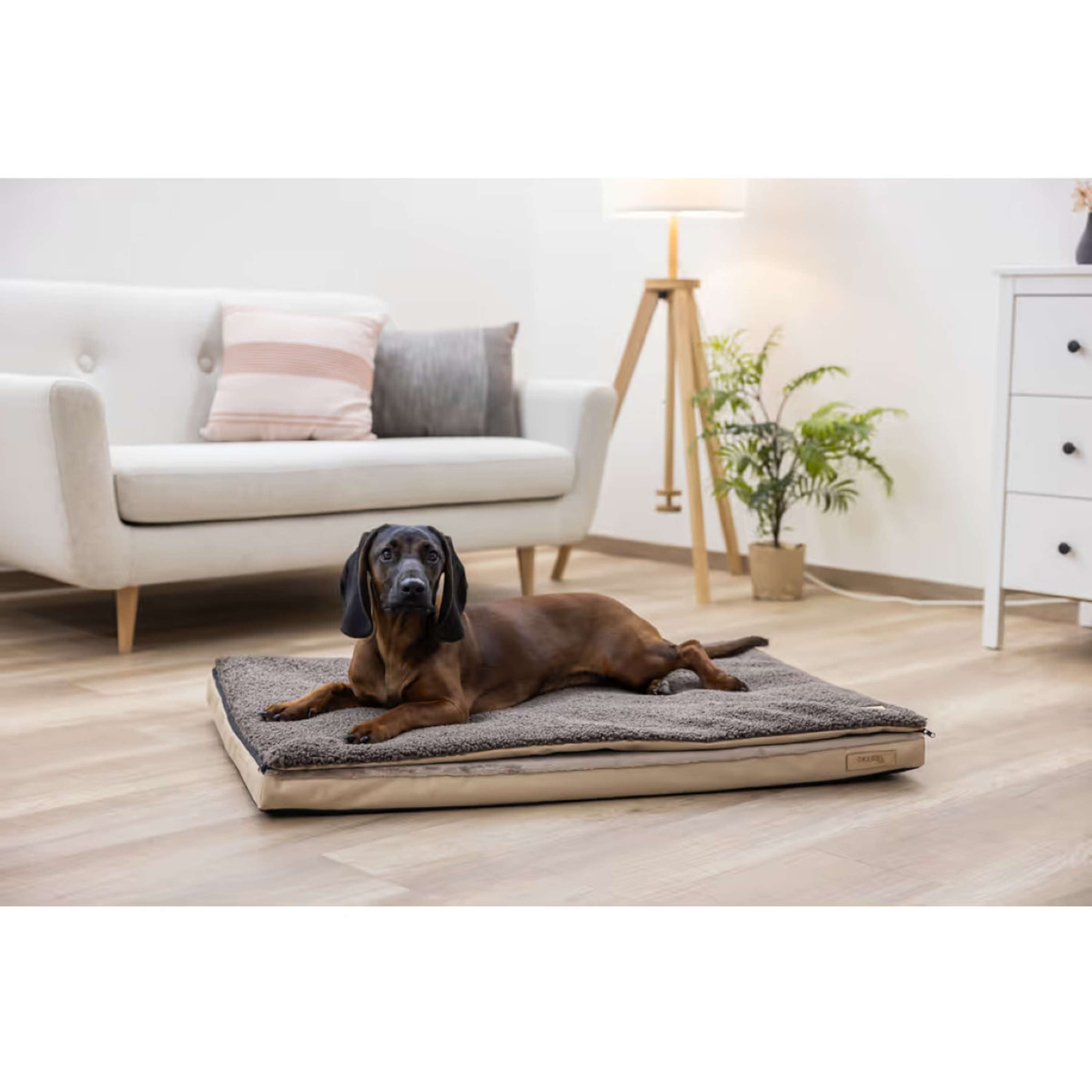 Kerbl Dog Mattress 2 in 1 brown/beige