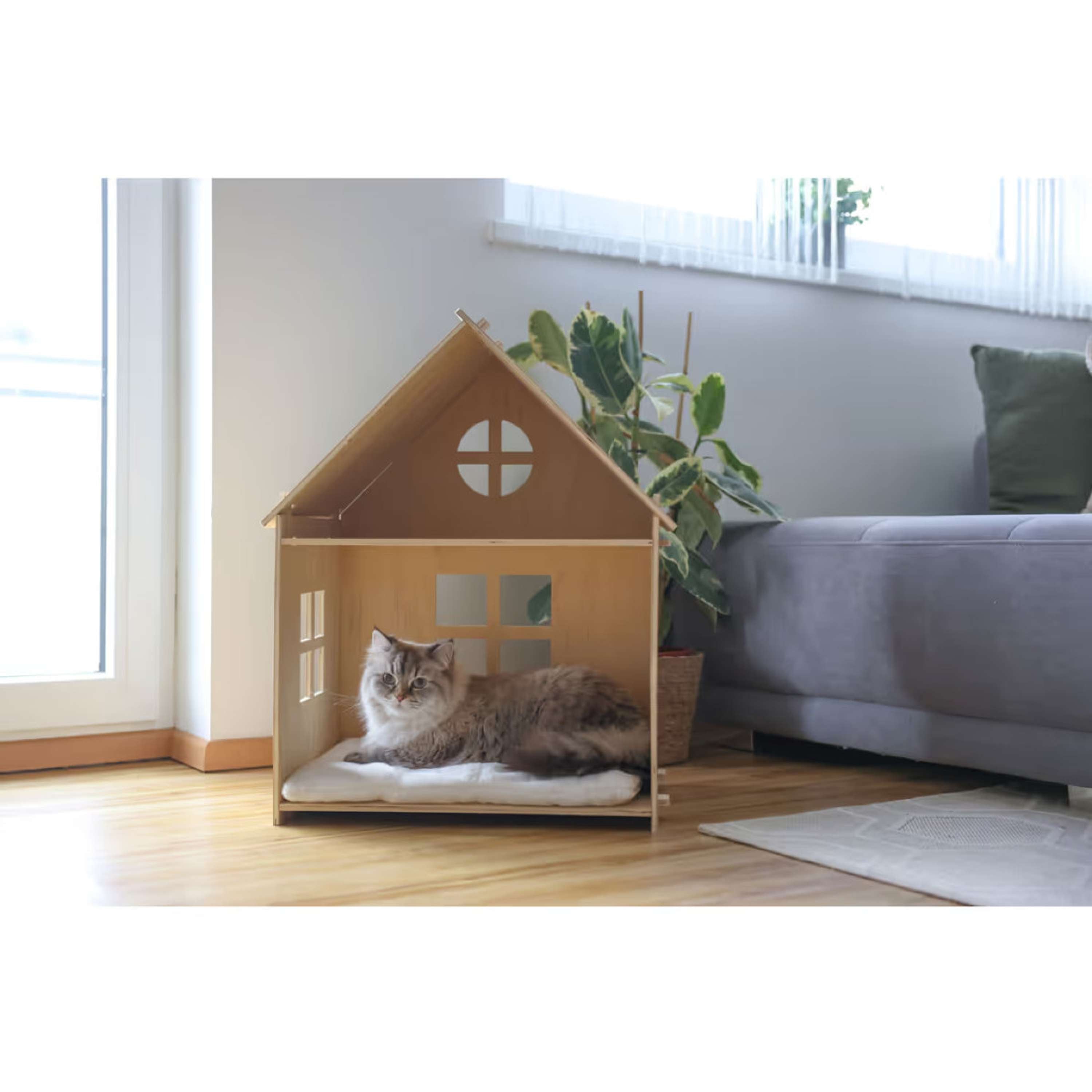 Kerbl Cat House Yvi Wood