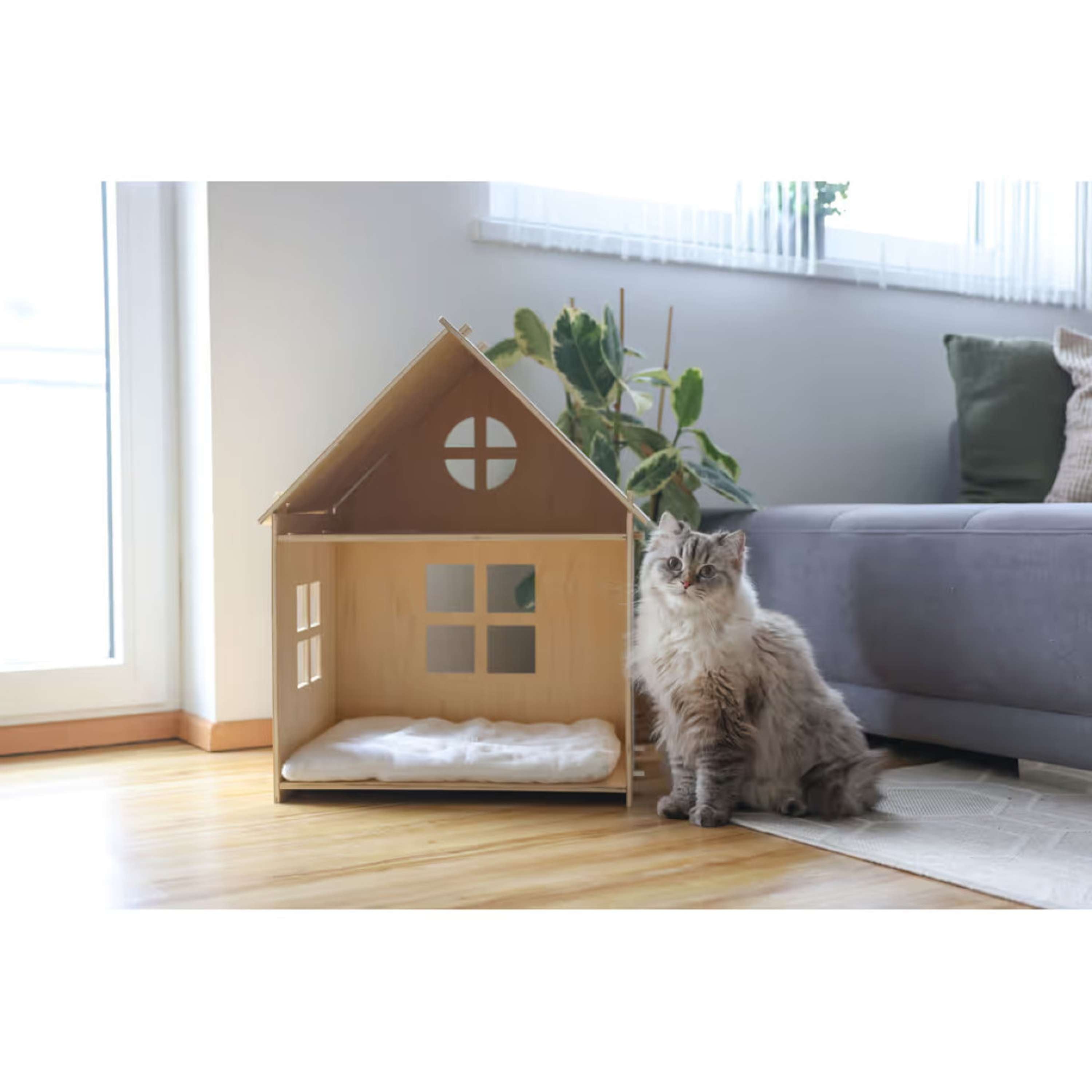 Kerbl Cat House Yvi Wood