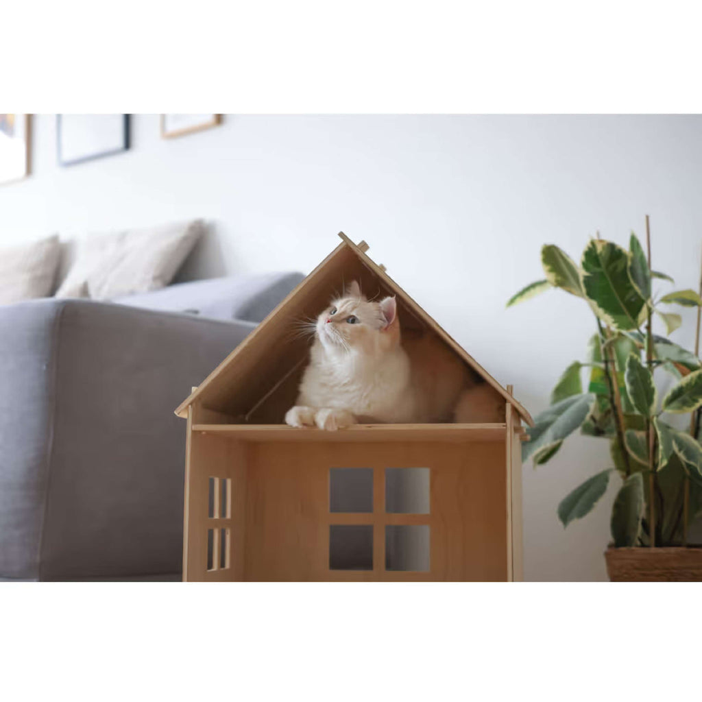 Kerbl Cat House Yvi Wood