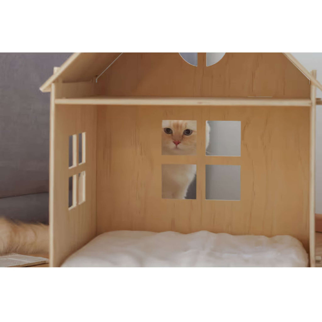 Kerbl Cat House Yvi Wood
