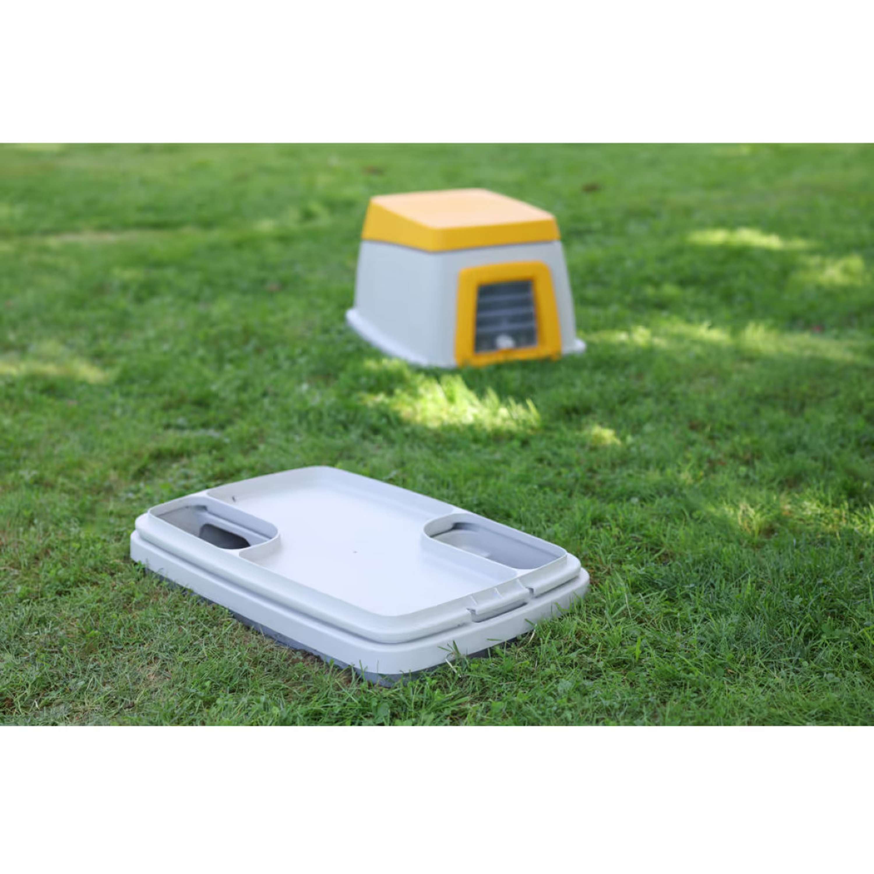 Kerbl Rabbit House Synthetic Grey/Orange
