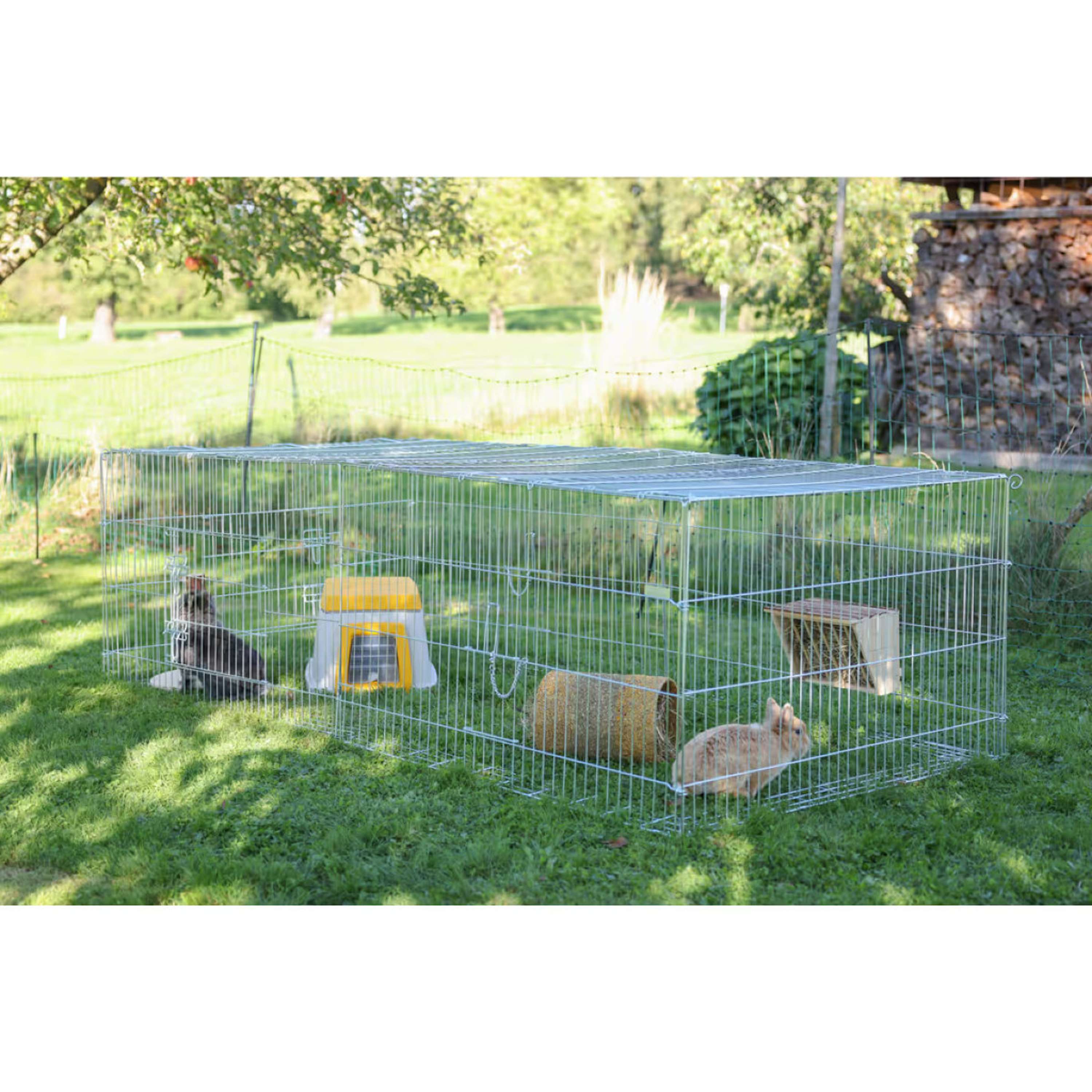 Kerbl Rabbit House Synthetic Grey/Orange