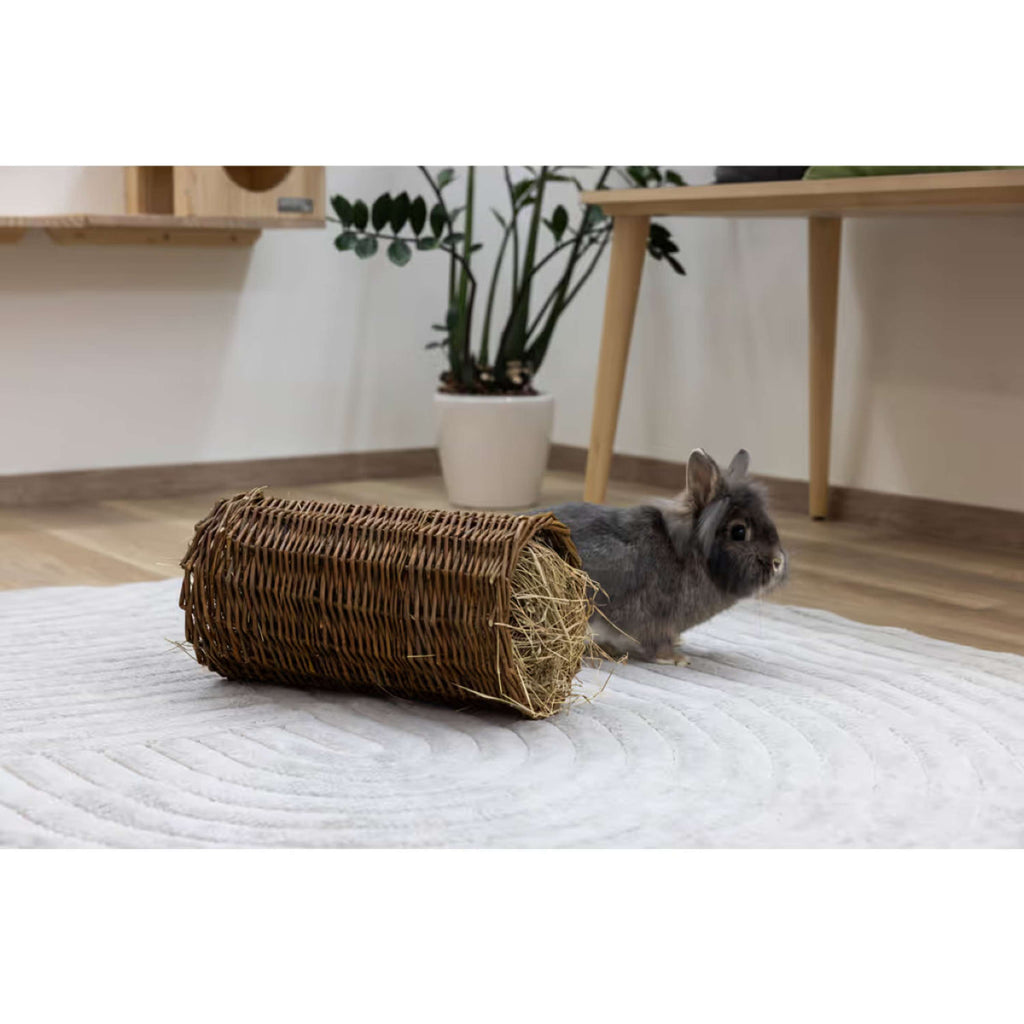 Kerbl Rabbit Tunnel with Hay Nature