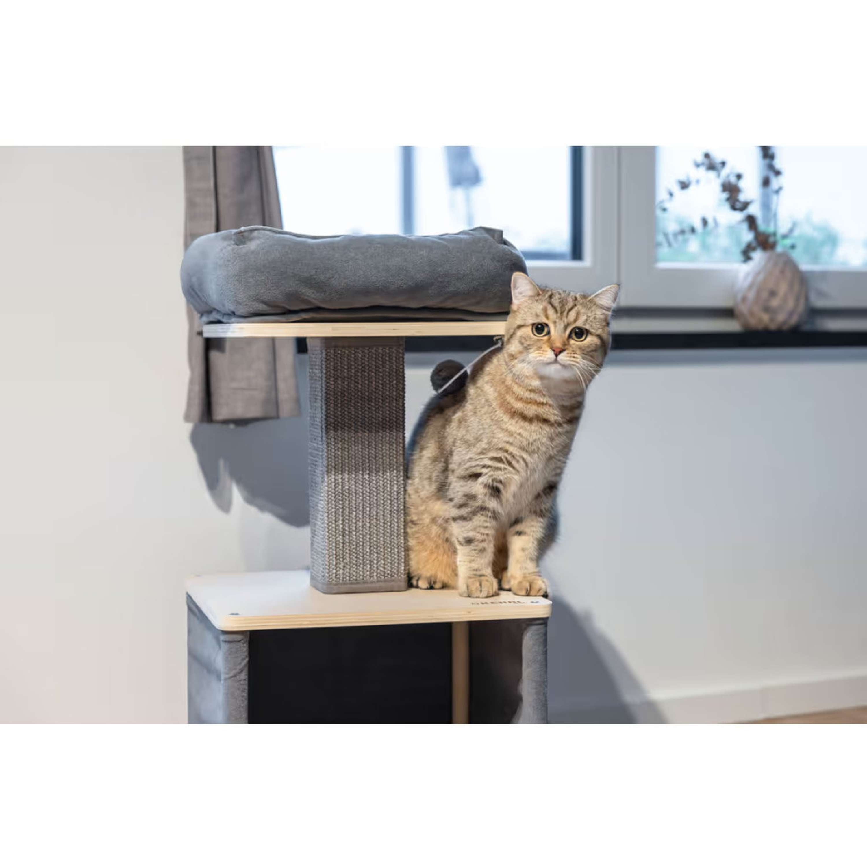 Kerbl Scratch Pole Noah II Grey