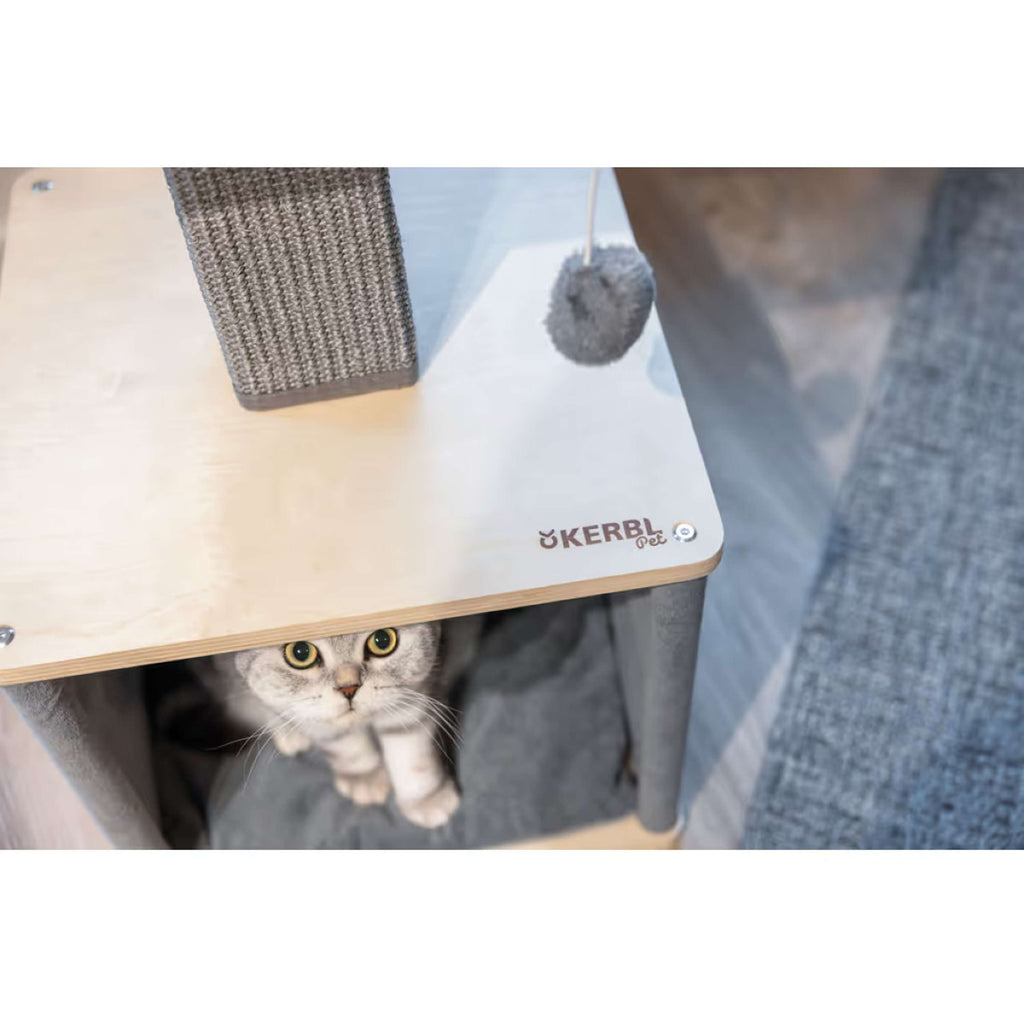 Kerbl Scratch Pole Noah II Grey