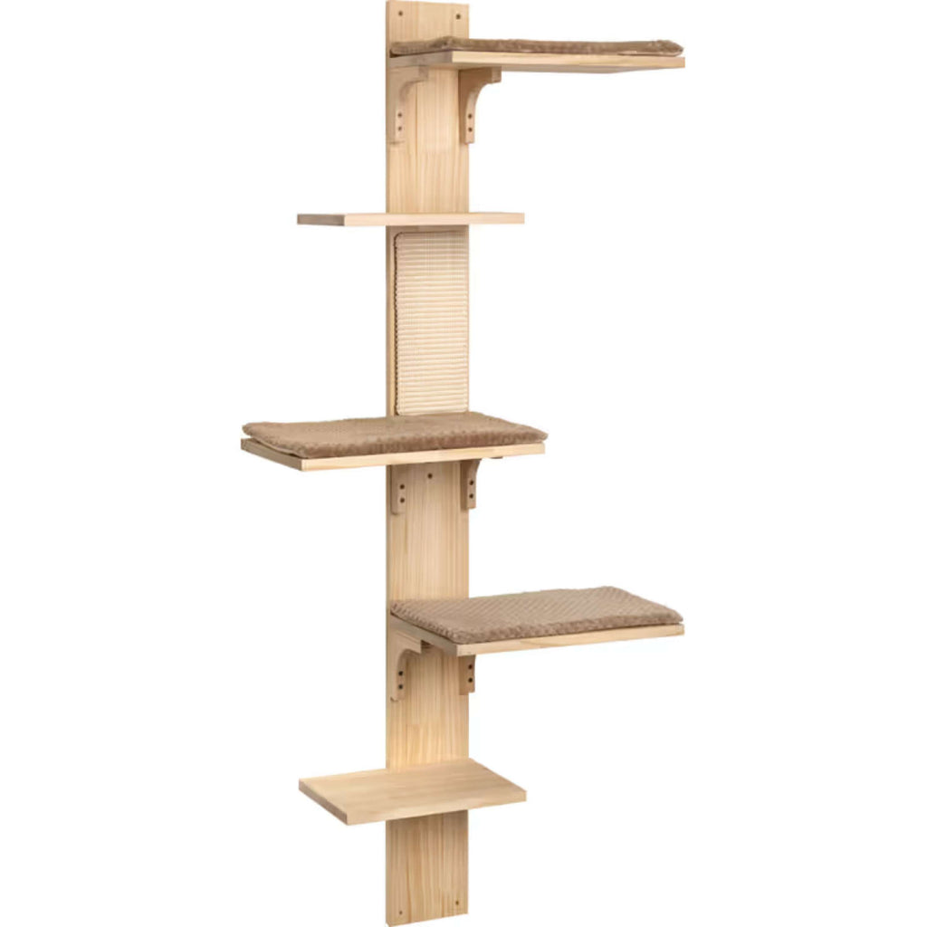 Kerbl Scratch Pole Timber Wand Wood/Taupe