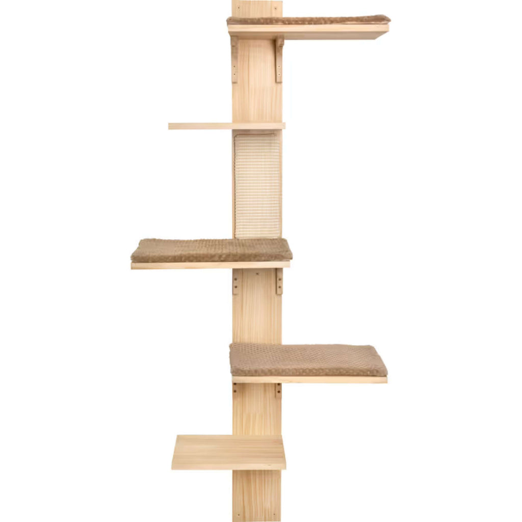 Kerbl Scratch Pole Timber Wand Wood/Taupe