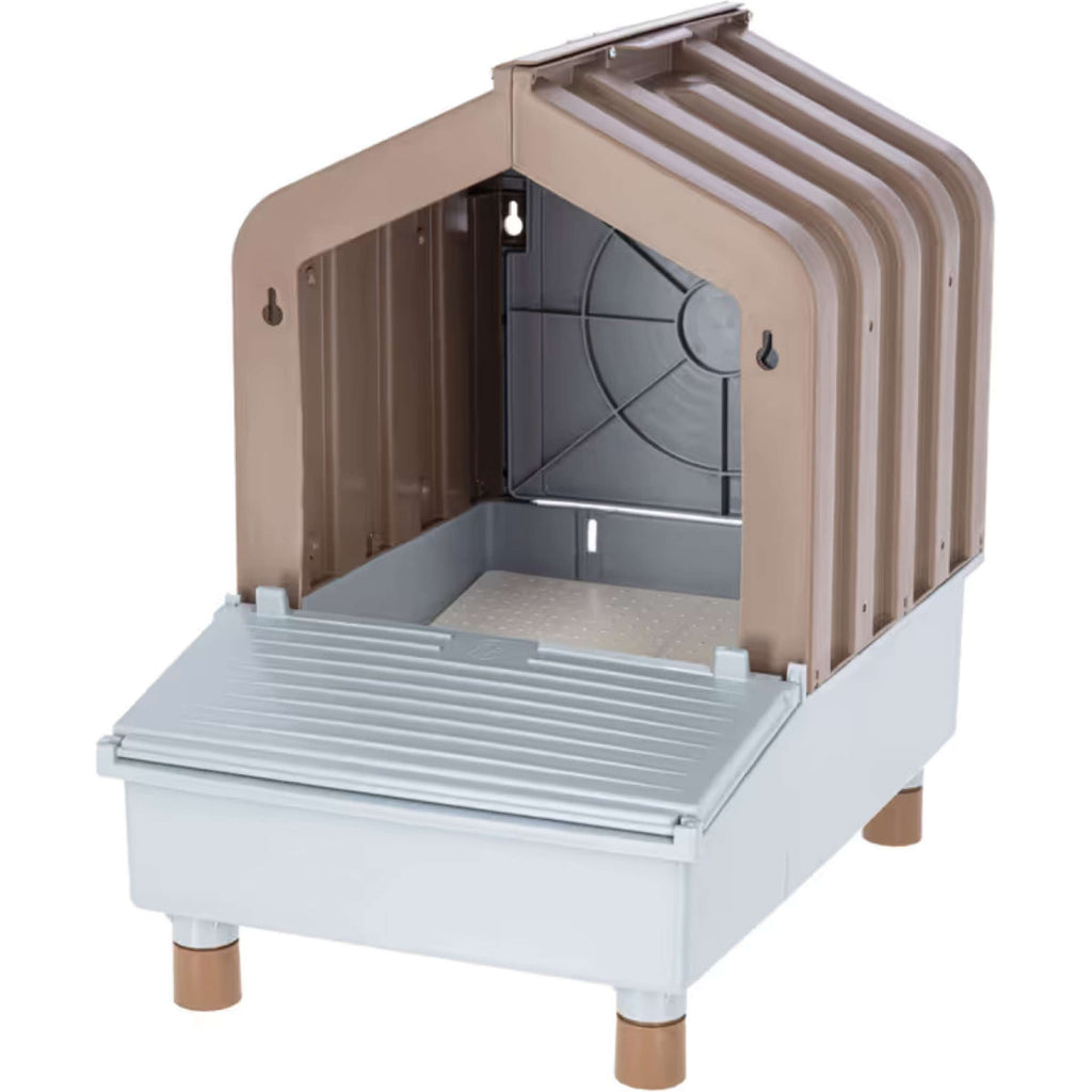 Kerbl Poultry Laying Nest with Catch Tray Brown/Grey