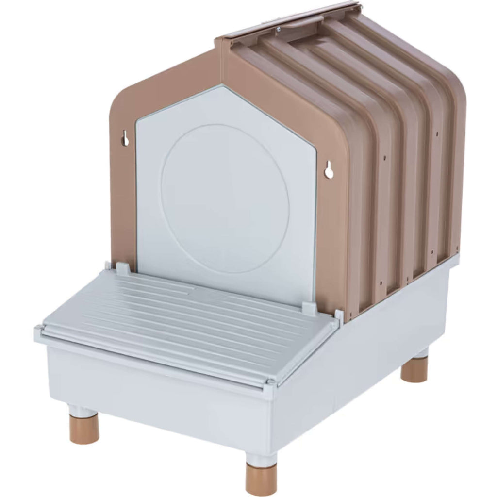 Kerbl Poultry Laying Nest with Catch Tray Brown/Grey