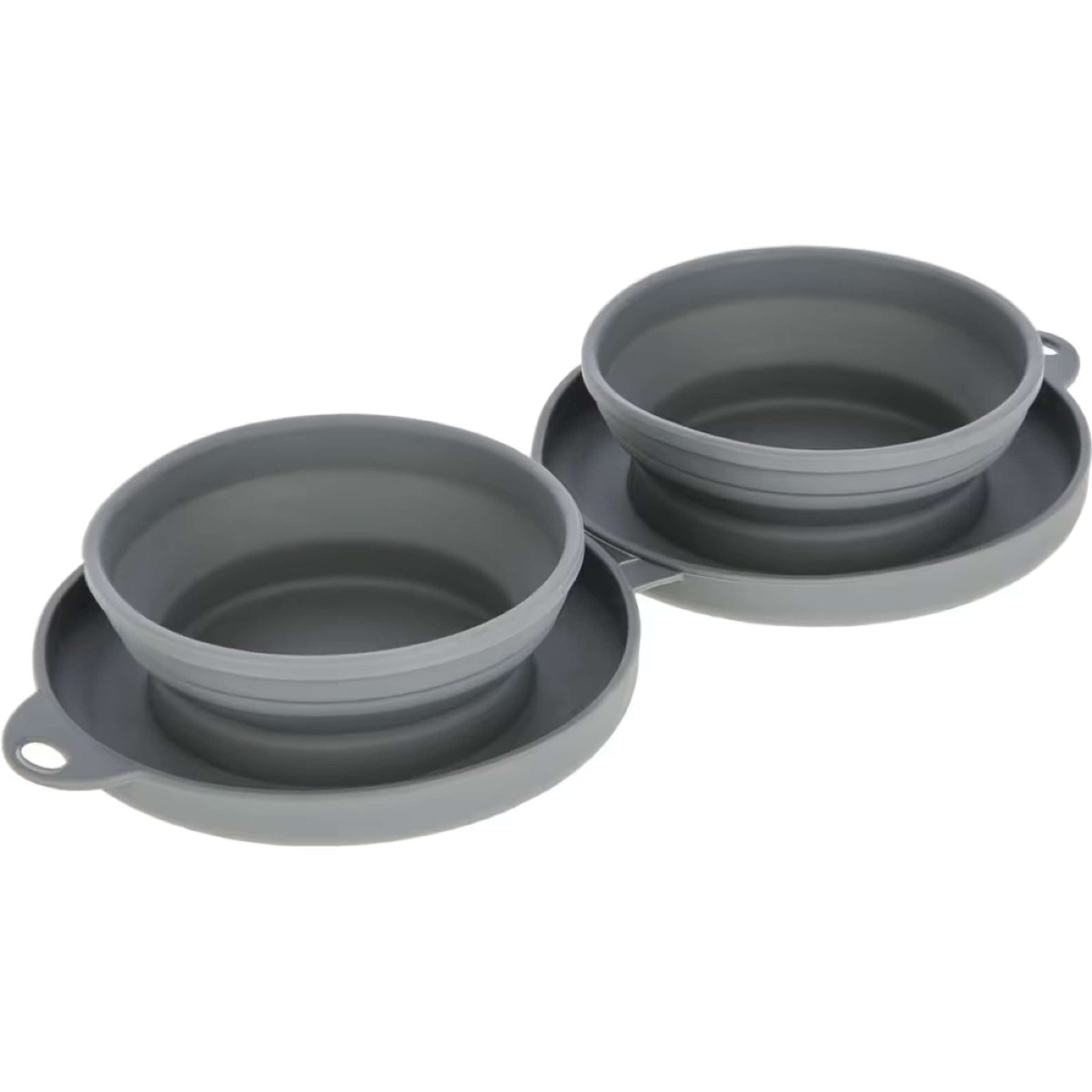 Kerbl Travel Bowls Grey
