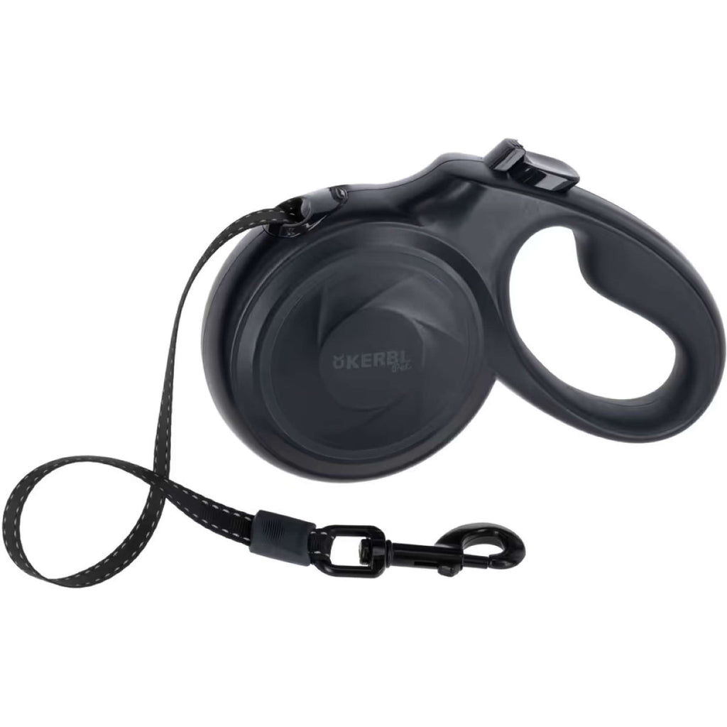 Kerbl Retractable Leash 5m Black