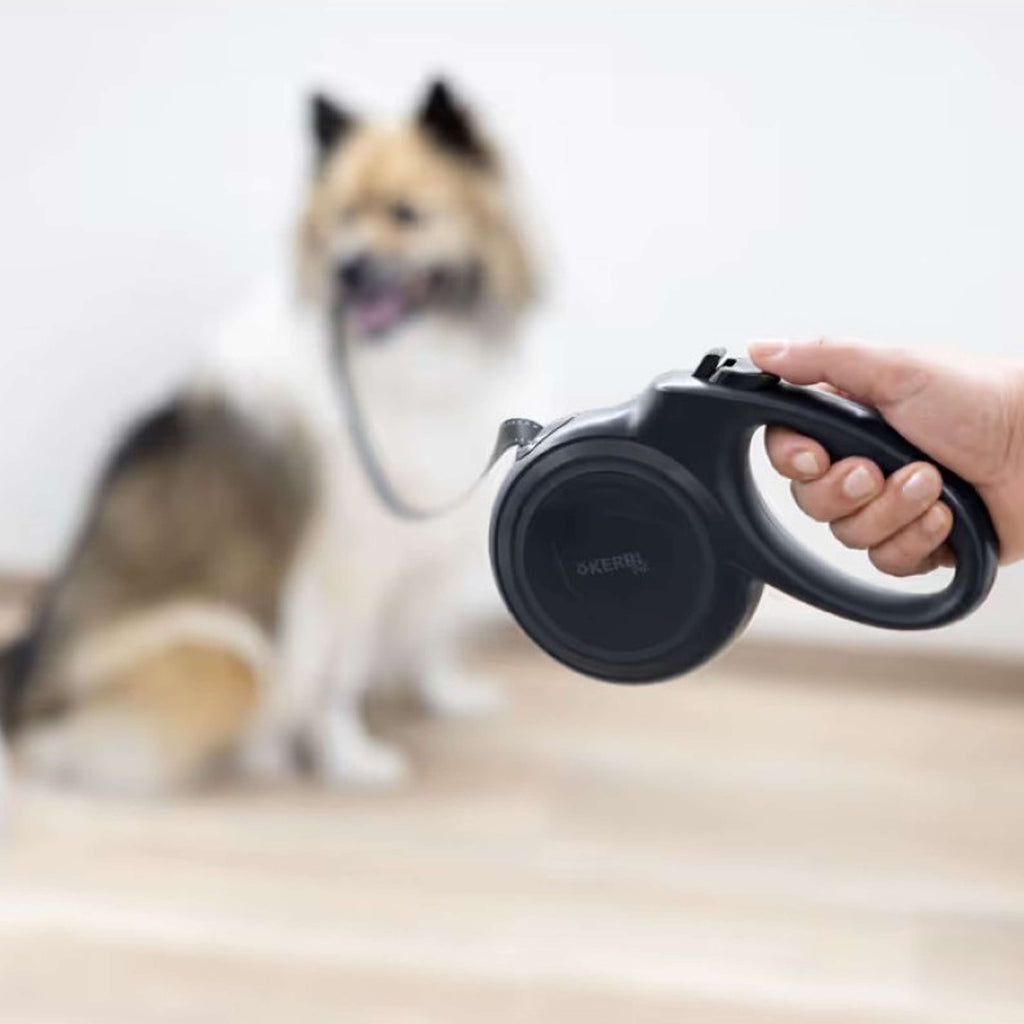 Kerbl Retractable Leash 5m Black