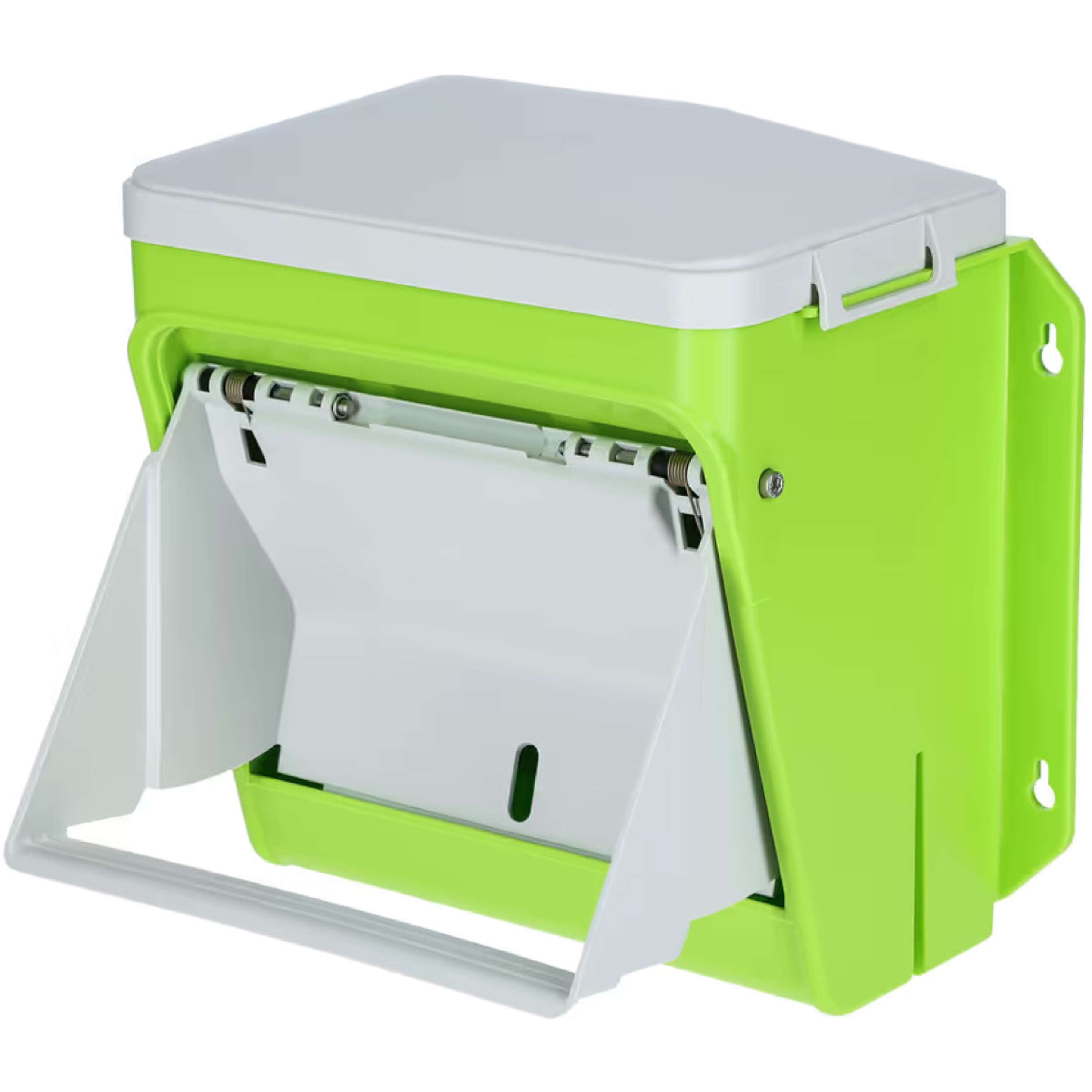 Kerbl Feeder with Protective Flap Green