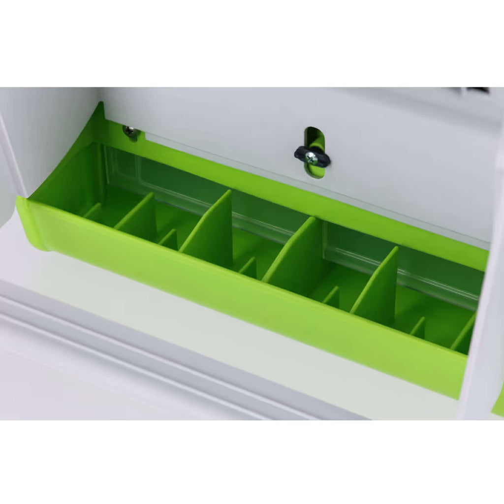 Kerbl Feeder with Protective Flap Green