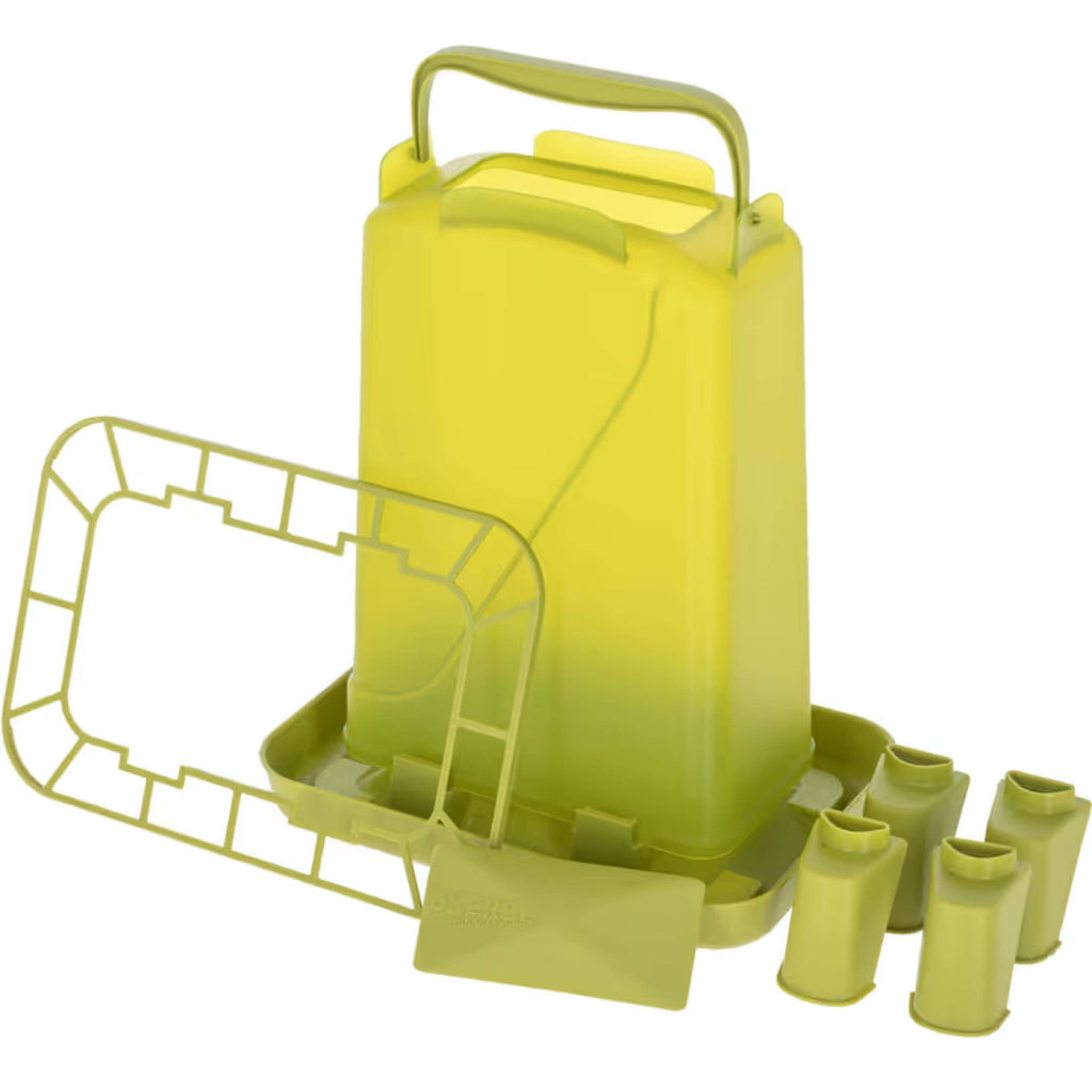 Kerbl Feeder on a Stand Green