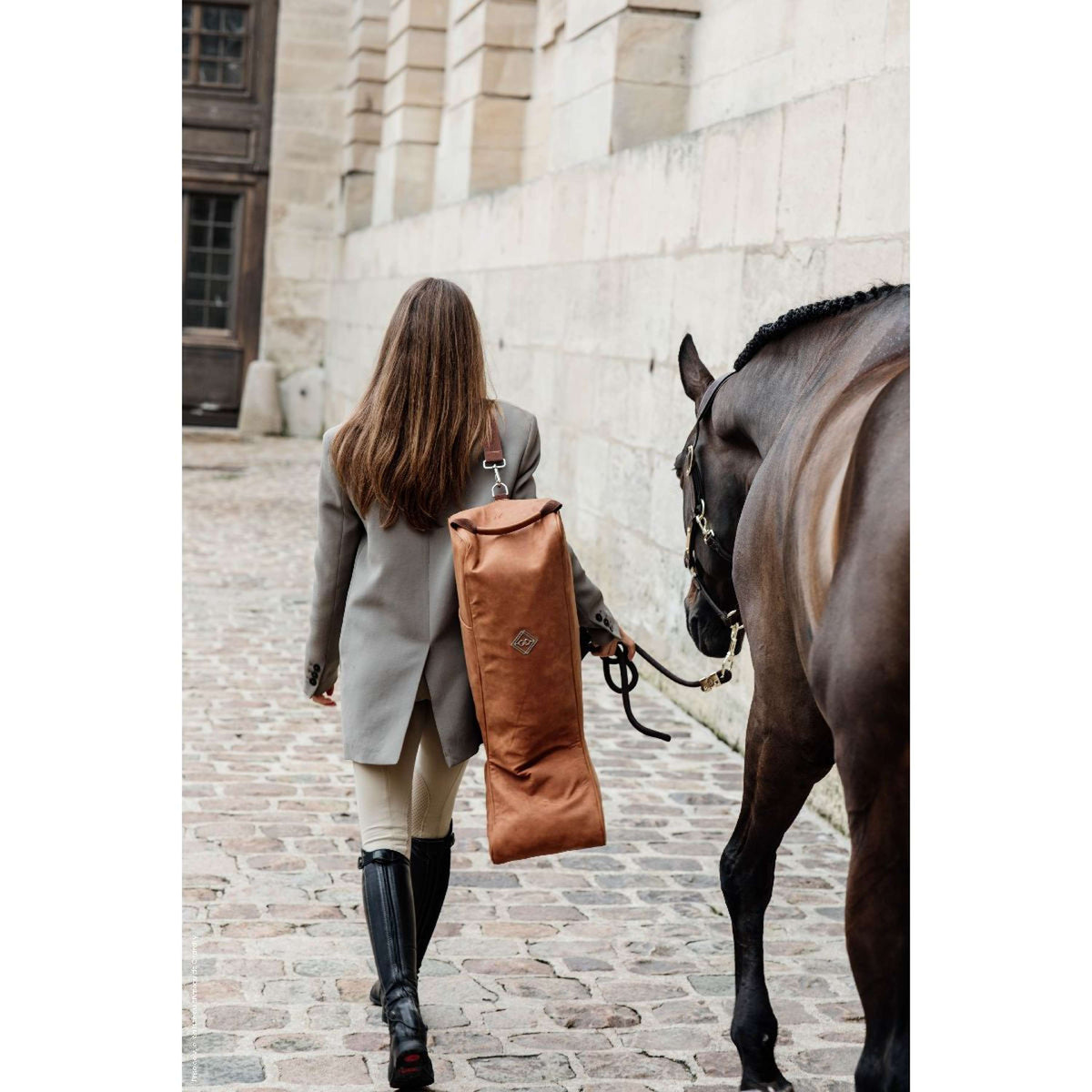 Grooming Deluxe by Kentucky Boot Bag Chestnut Brown