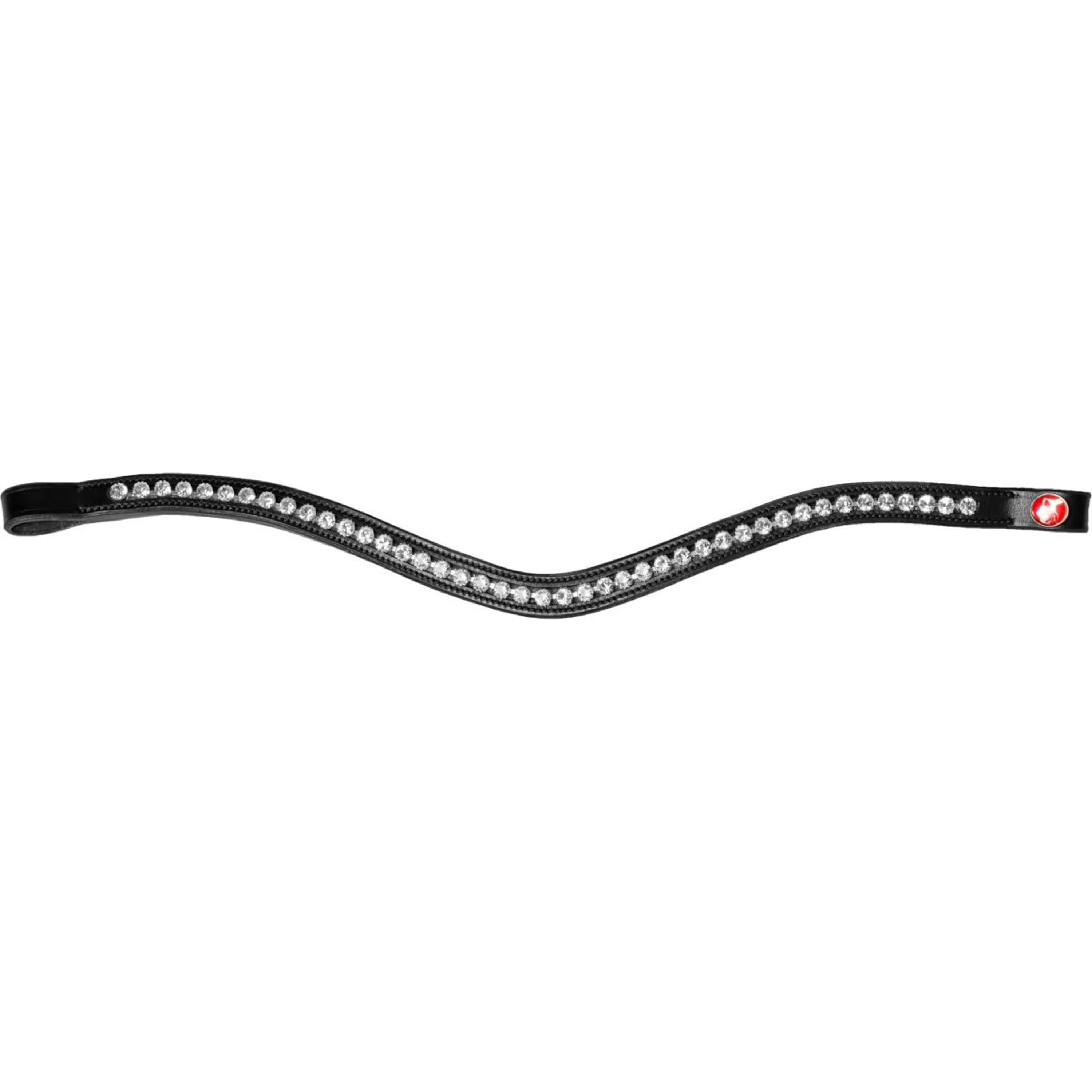 Kieffer Snaffle Bridle Ultrasoft Sue With Crystals Brown/Light Grey