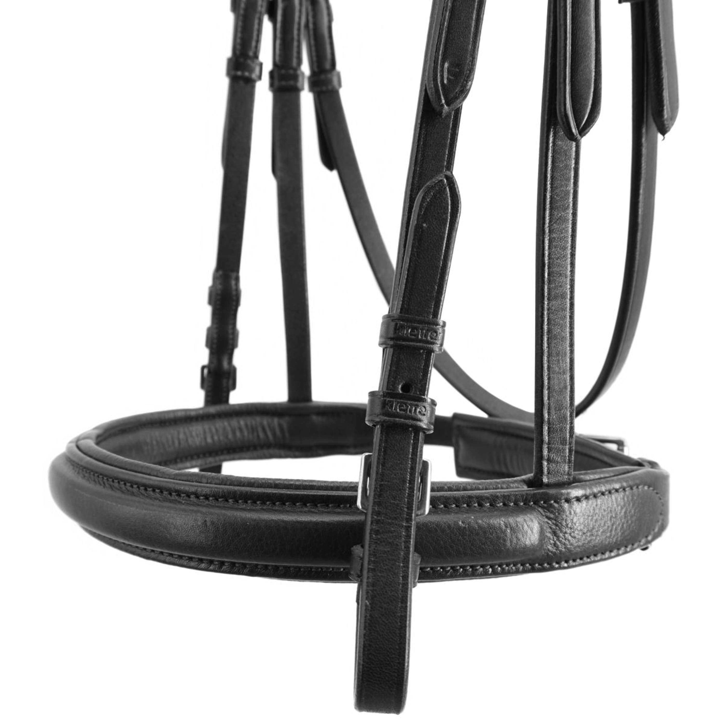 Kieffer Snaffle Bridle Ultrasoft Sue Leather Browband Black