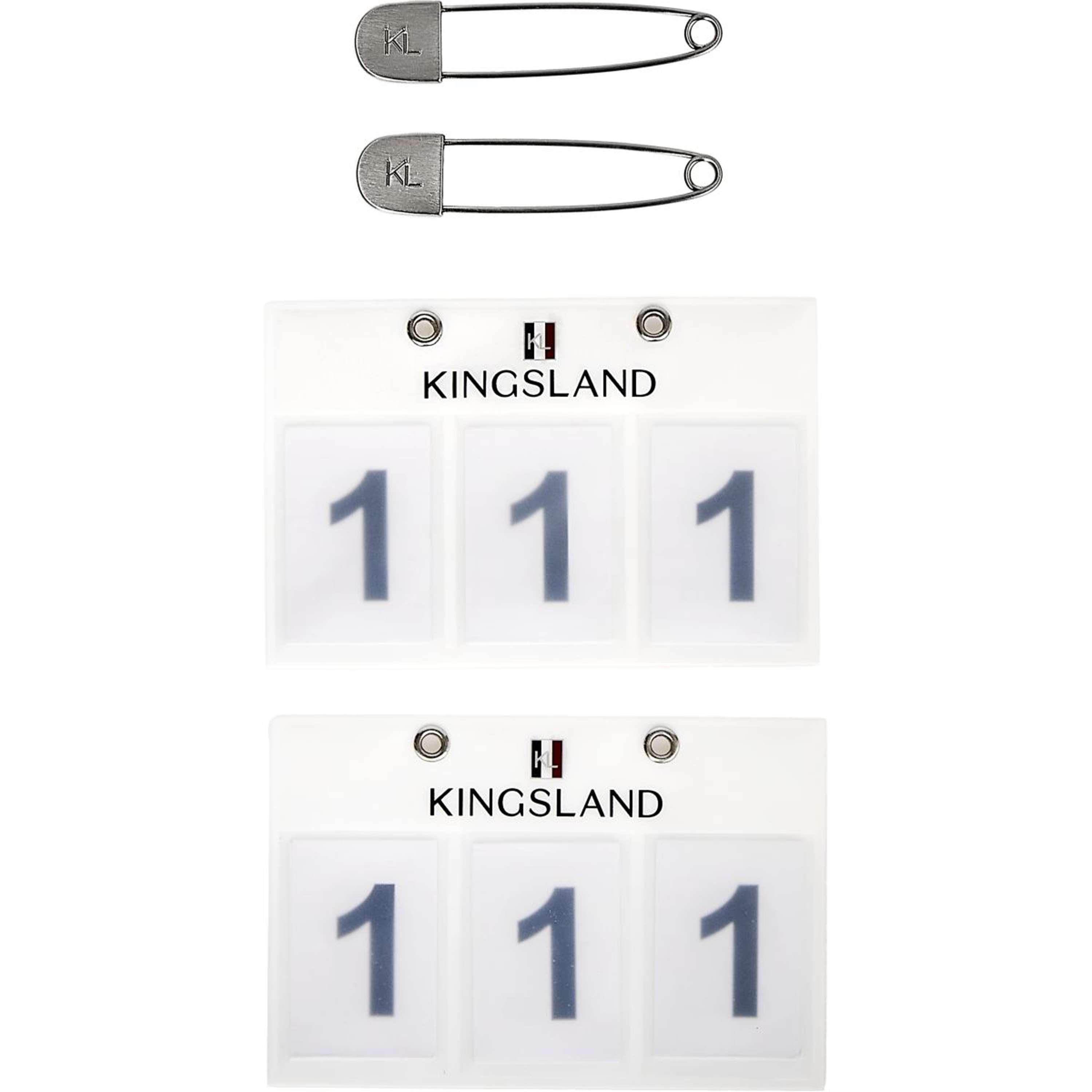 Kingsland Start Number Classic 3 Numbers White