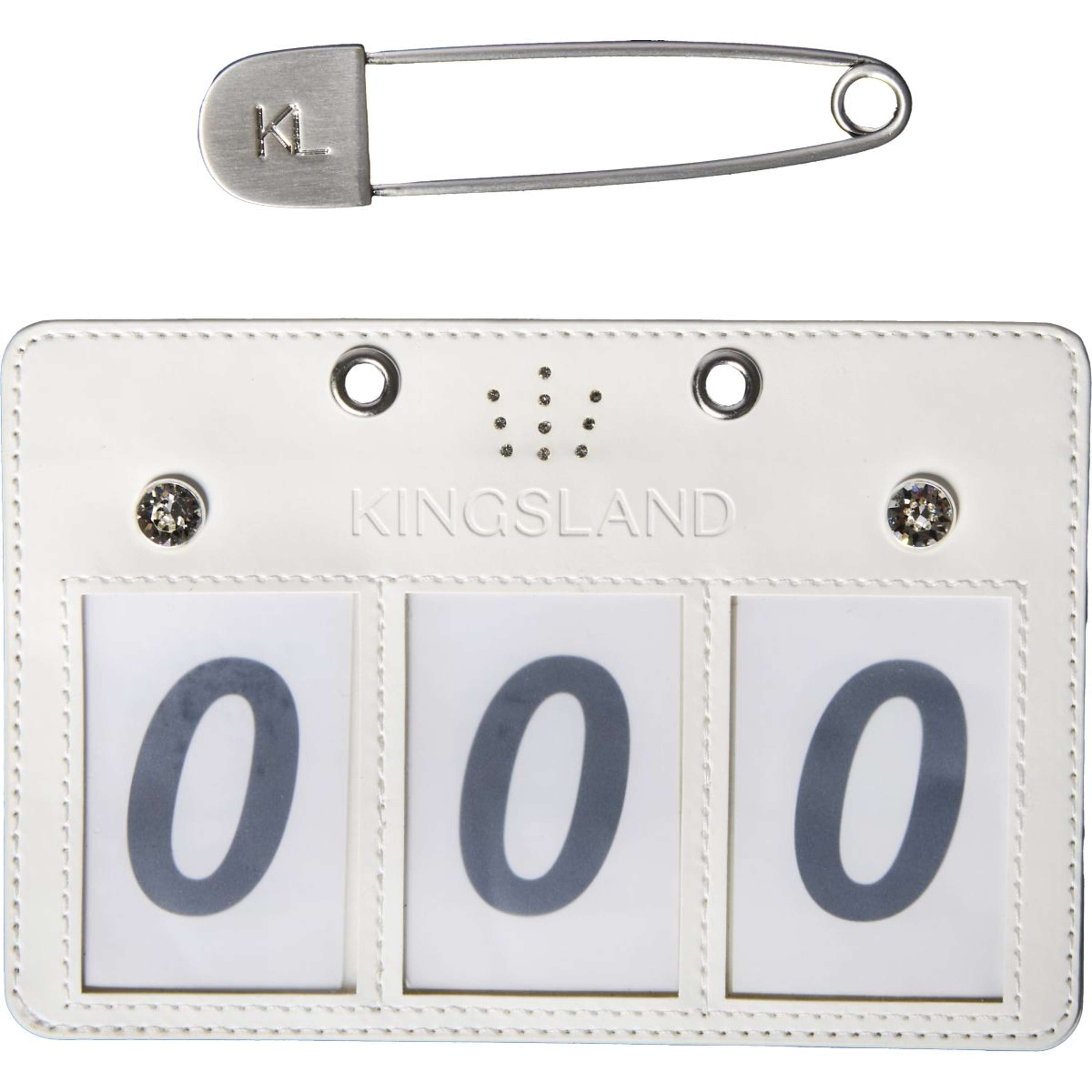 Kingsland Start numbers KLMaddie 3 Numbers White