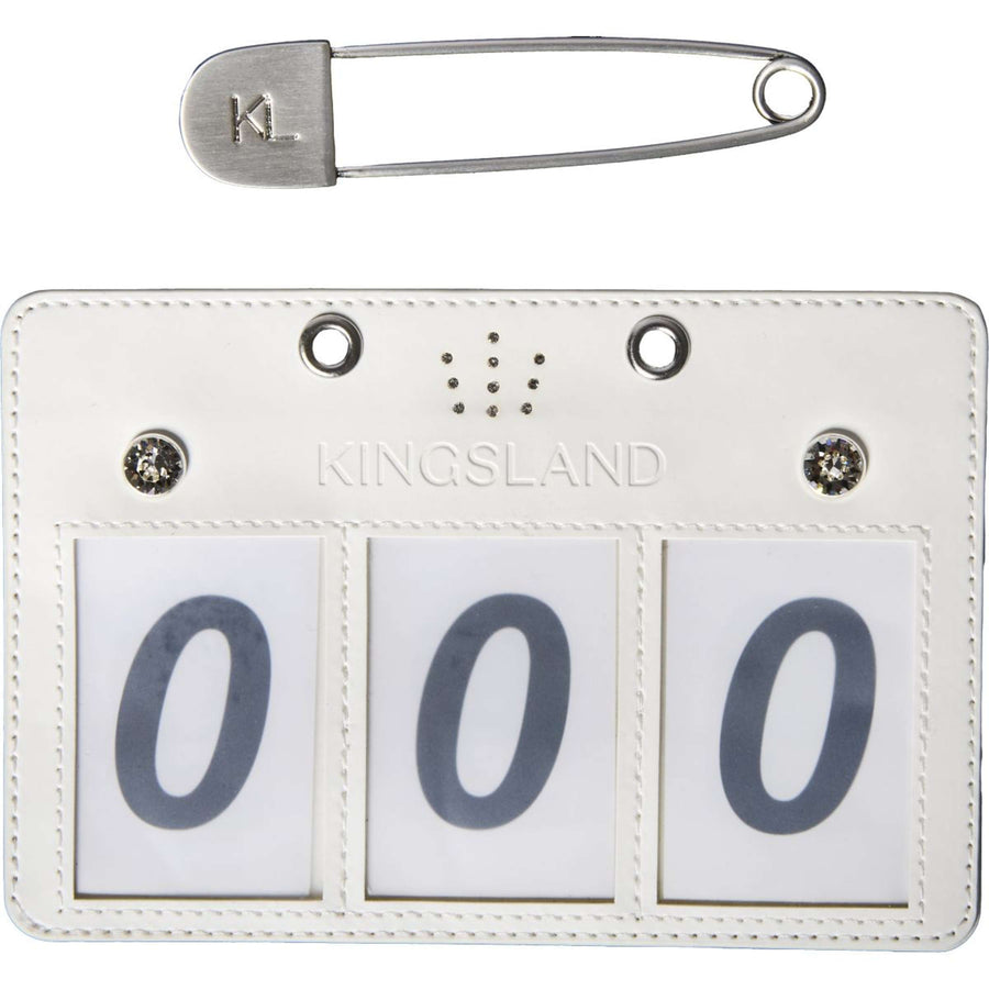 Kingsland Start numbers KLMaddie 3 Numbers White