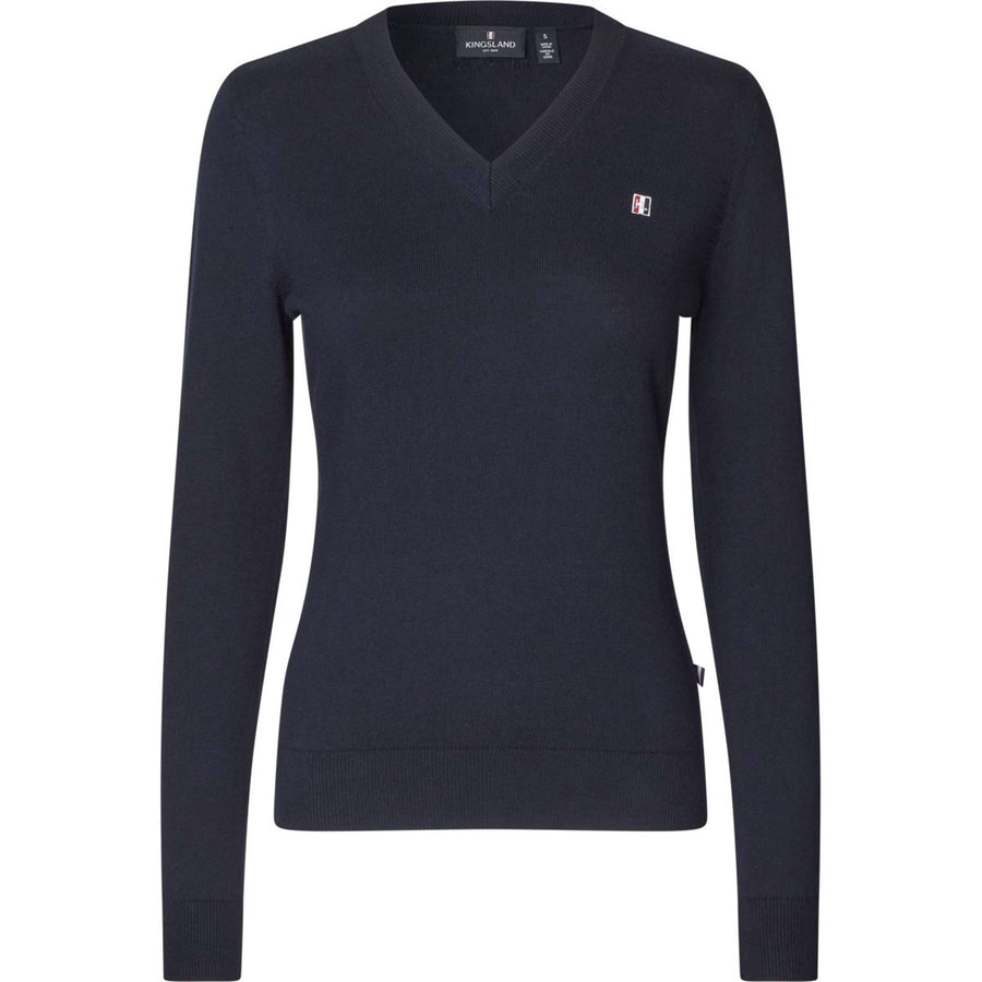 Kingsland Pullover Classic V-Neck Navy
