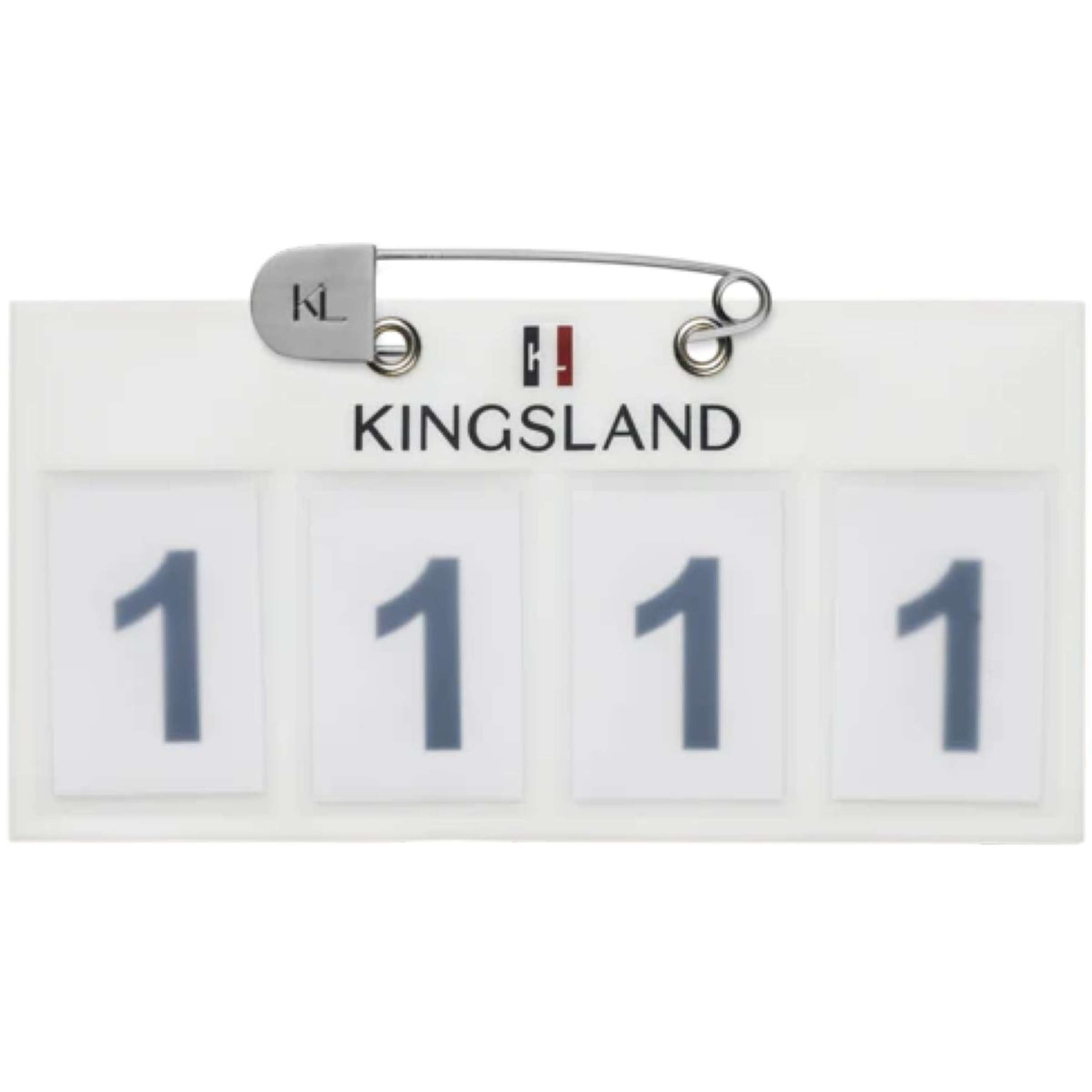 Kingsland Start Number Classic 4 Numbers White