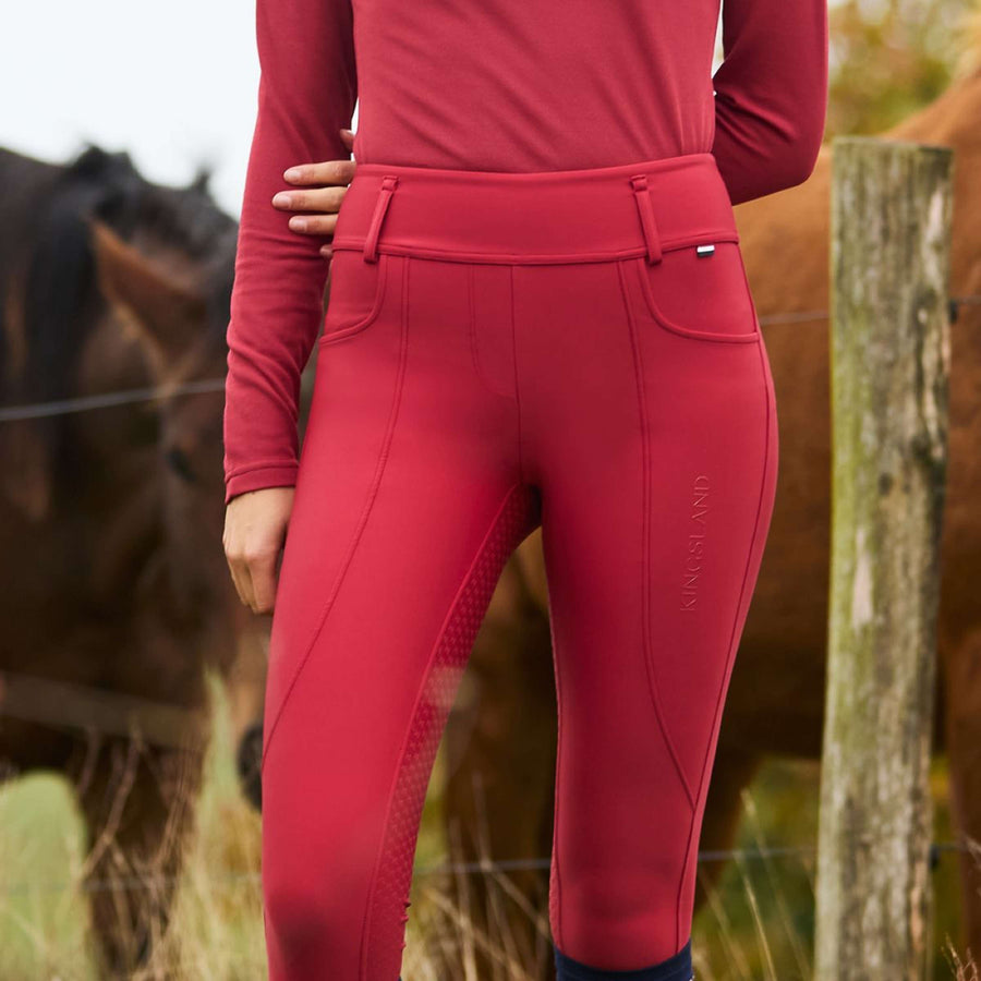 Kingsland Breeches KLKristin Full Grip Ladies Garnet Red