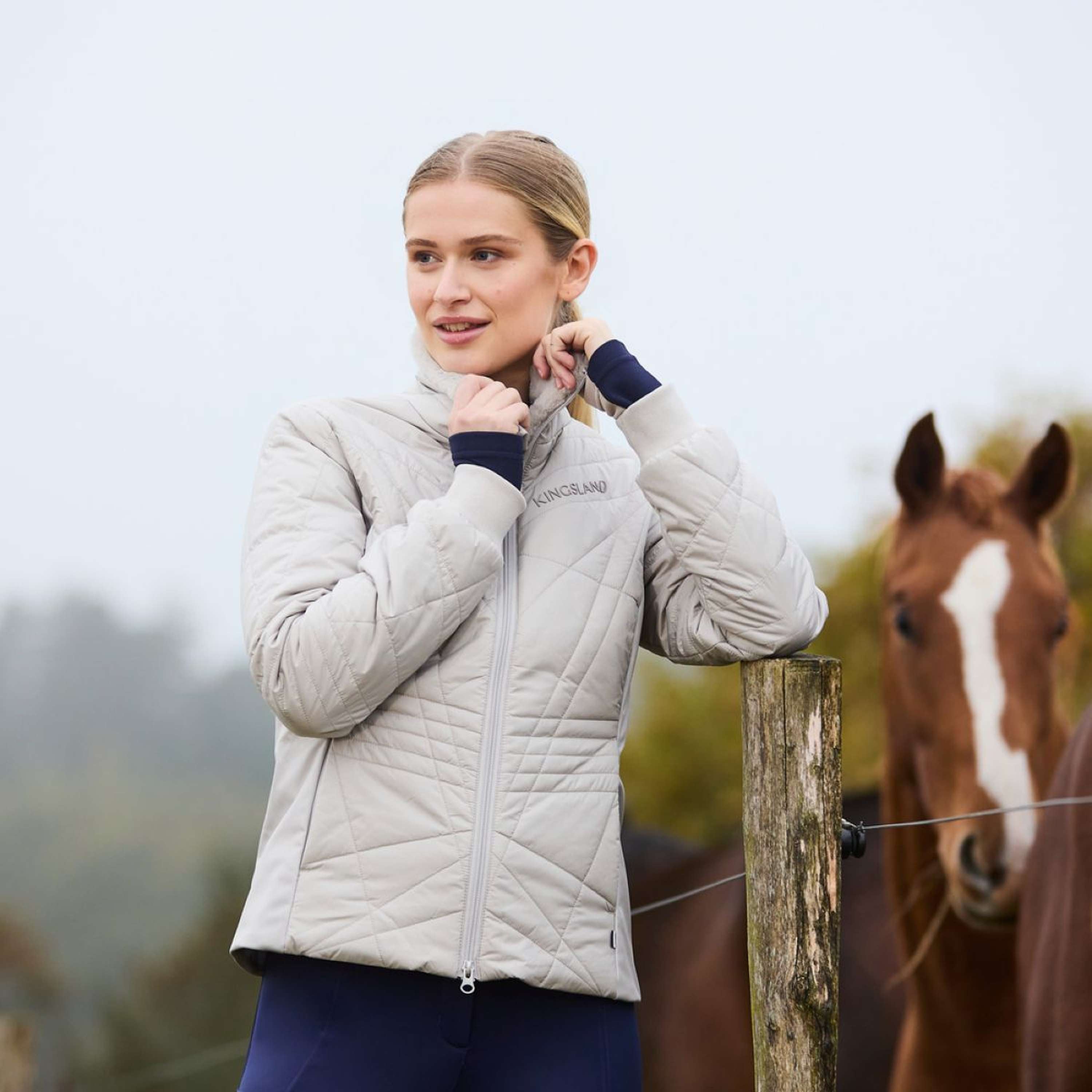 Kingsland Jacket KLAlba Women Beige Dove