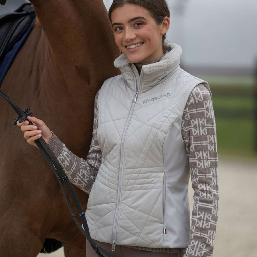 Kingsland Bodywarmer KLAlba Women Beige Dove