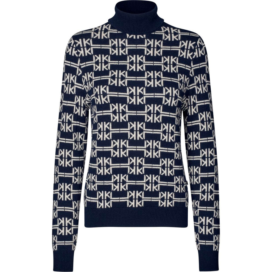 Kingsland Turtleneck Sweater KLAnnabella Women Evening Blue