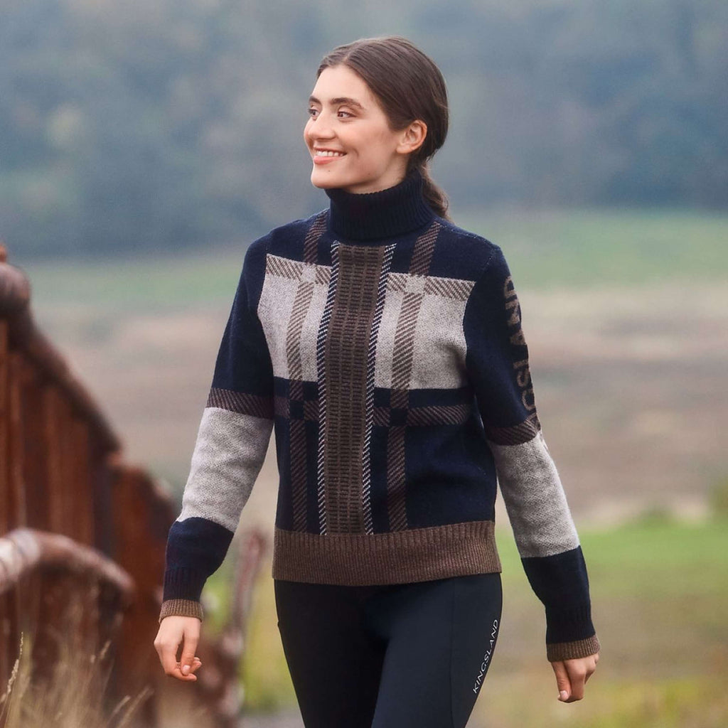 Kingsland Turtleneck Sweater KLArin Women Navy