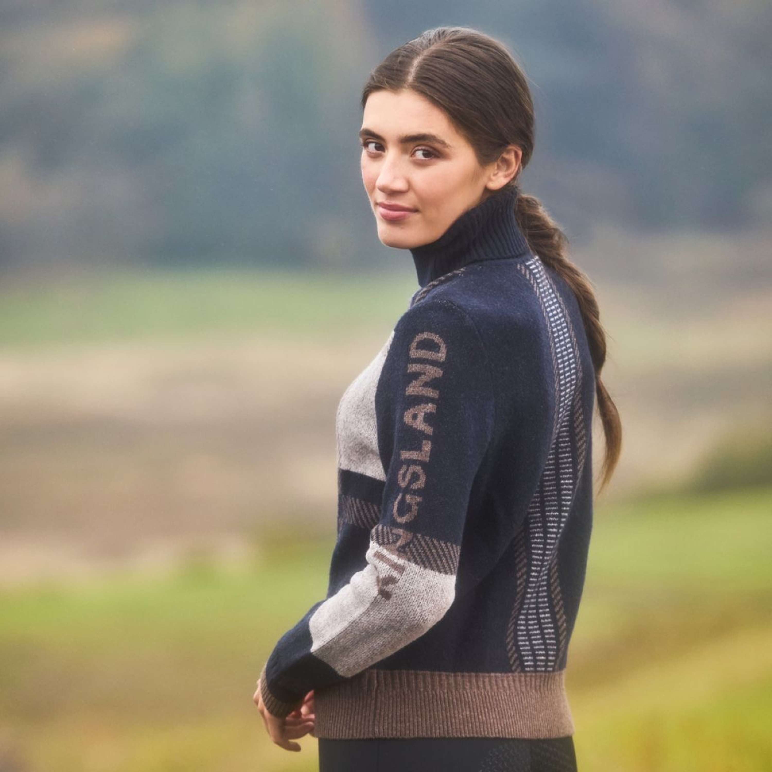 Kingsland Turtleneck Sweater KLArin Women Navy
