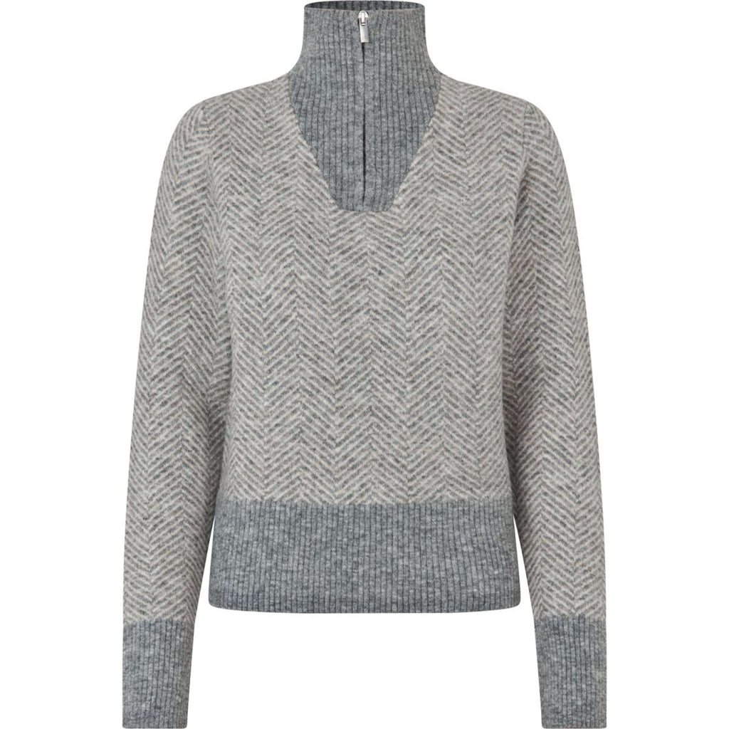 Kingsland Sweater KLAudrey Women Light Grey Melange