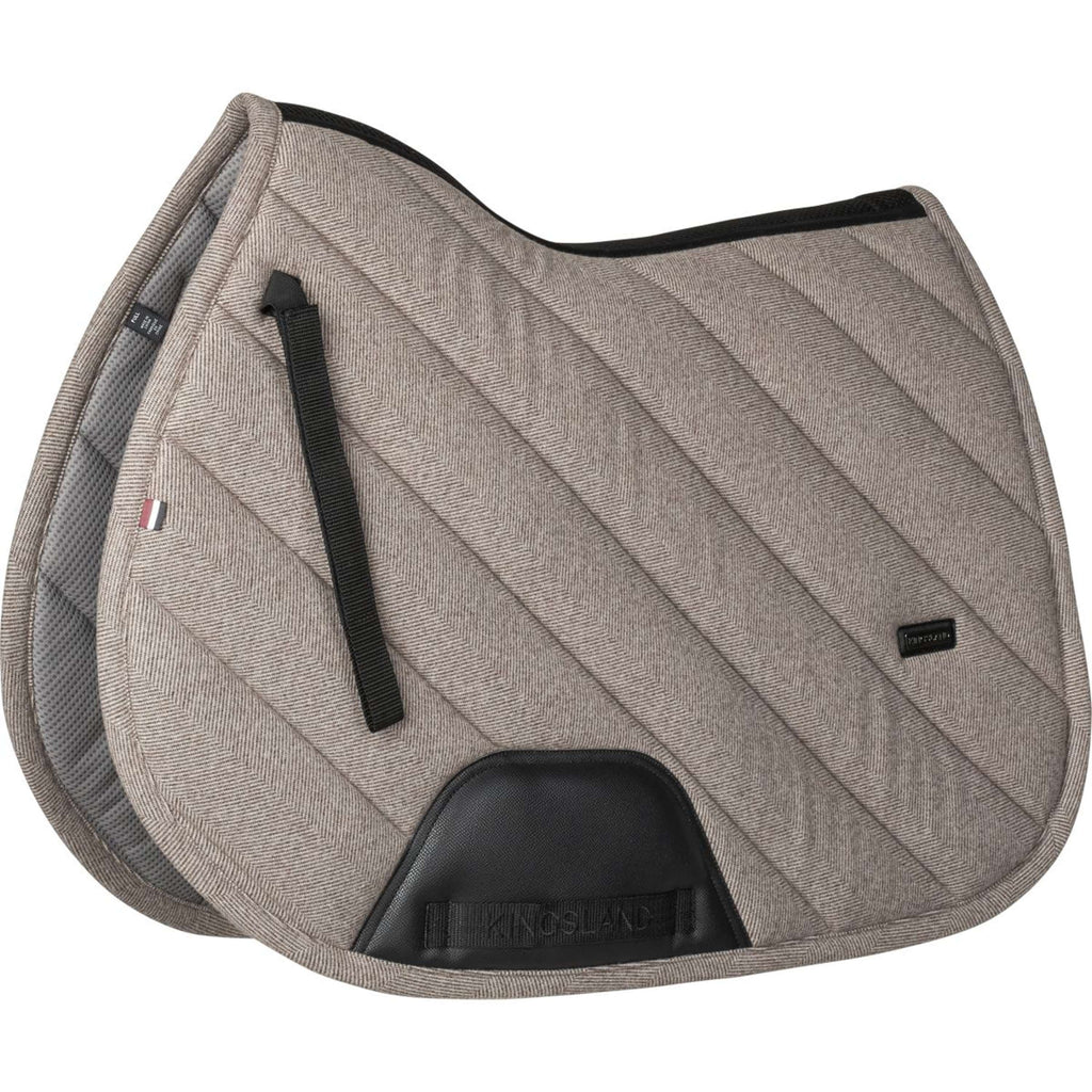 Kingsland Saddlepad KLAudrey Jumping Brown Iron