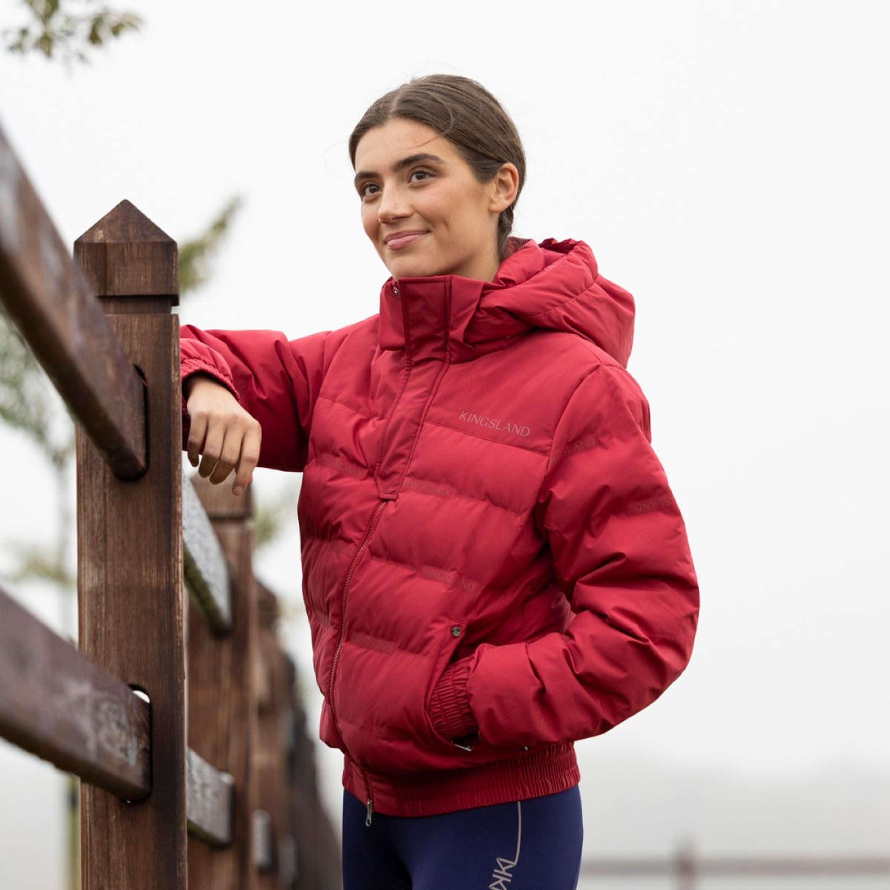 Kingsland Jacket KLArianna Women Garnet Red