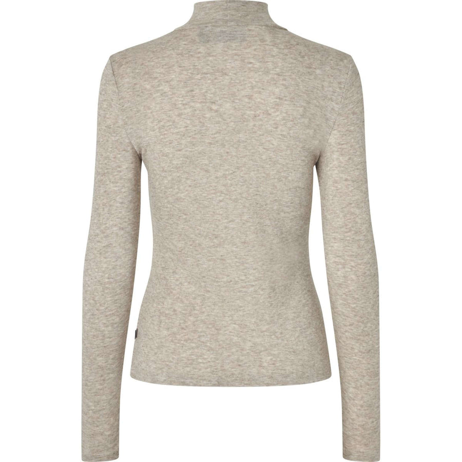 Kingsland Turtleneck Sweater KLAbigail Women Beige Melange