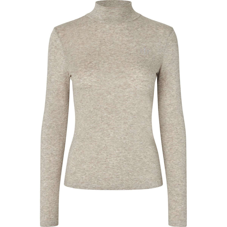 Kingsland Turtleneck Sweater KLAbigail Women Beige Melange