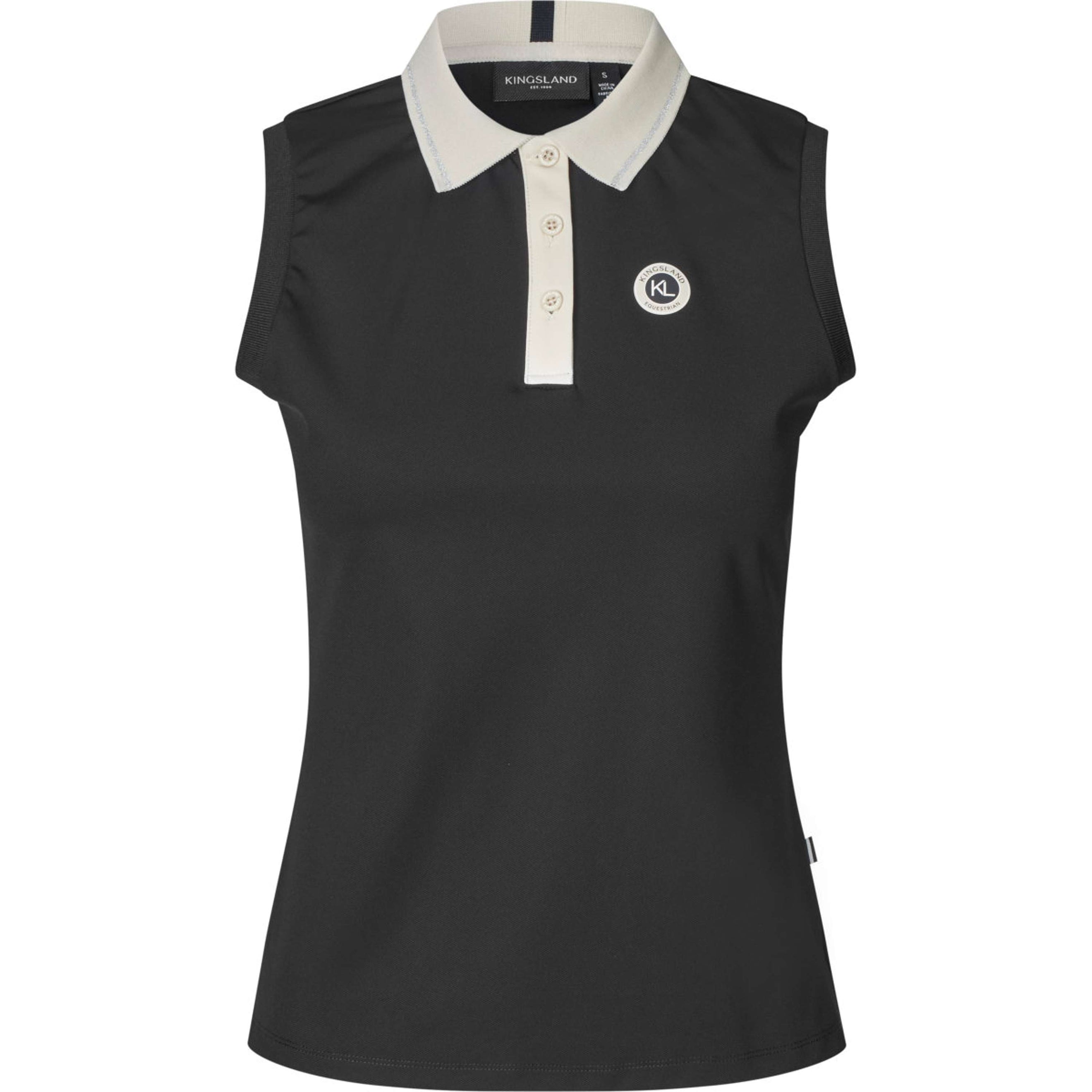 Kingsland Poloshirt KLLaura Sleeveless Black