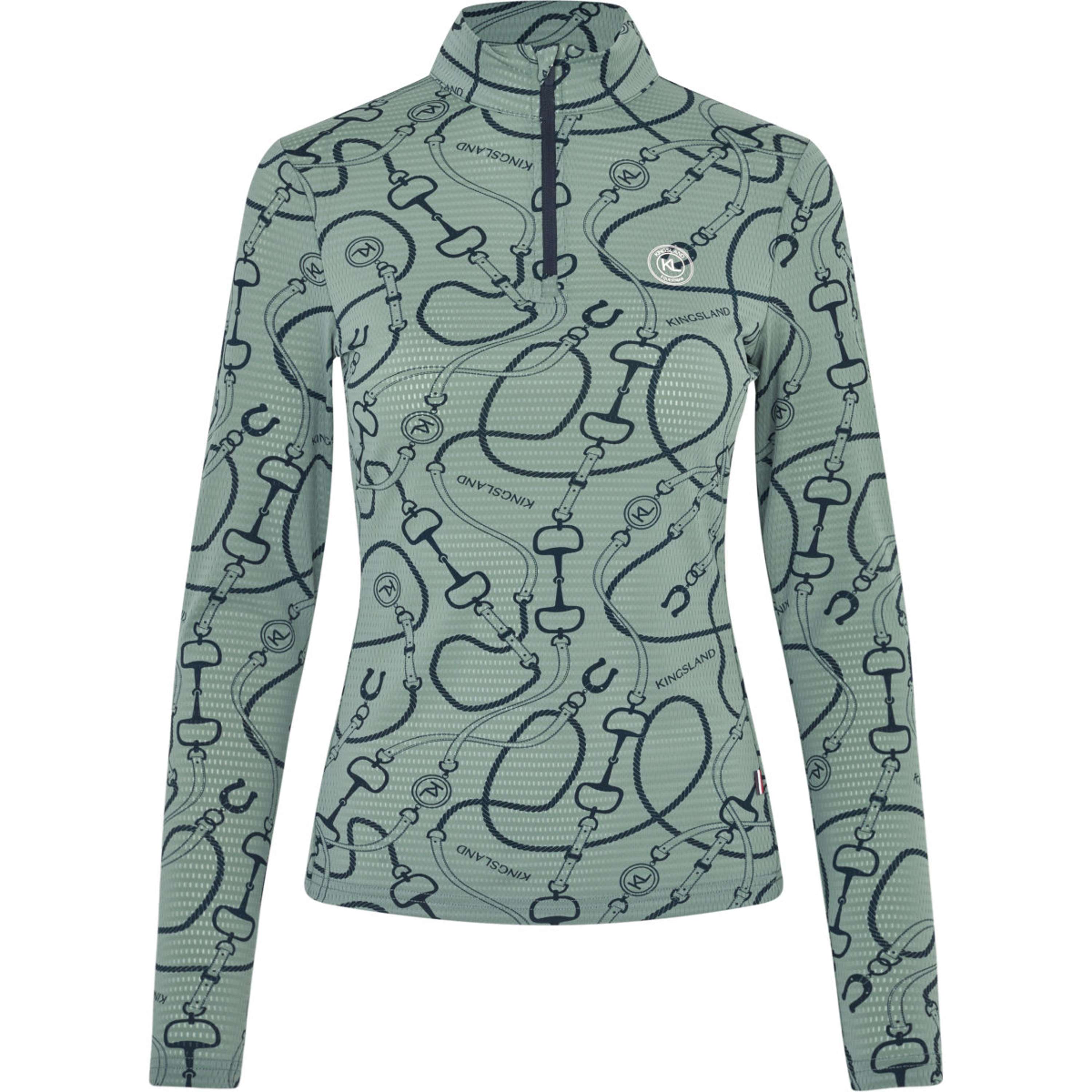Kingsland Workout Shirt KLLarissa Green Agave