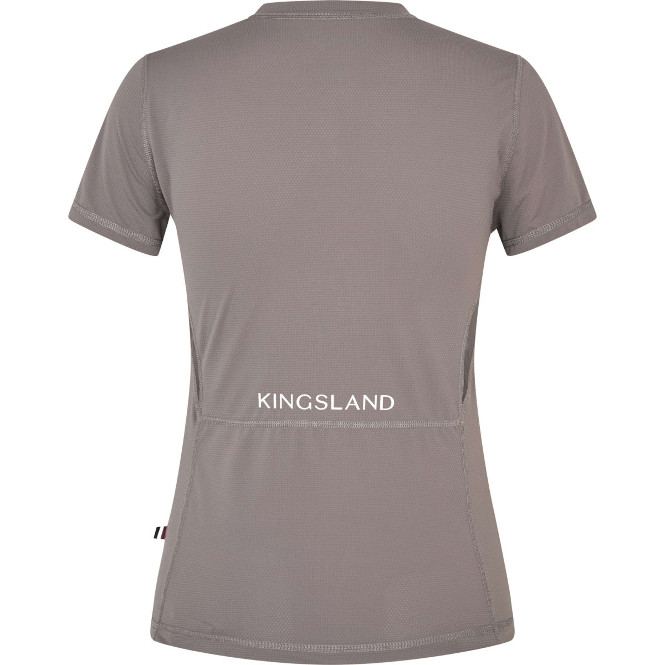 Kingsland T-Shirt KLLeona Technical Brown Iron Kingsland T-Shirt KLLeona Technical Brown Iron