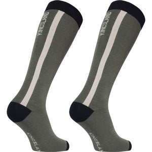 Kingsland Riding Socks KLLaura Coolmax 2 Pack Green Agave Kingsland Riding Socks KLLaura Coolmax 2 Pack Green Agave