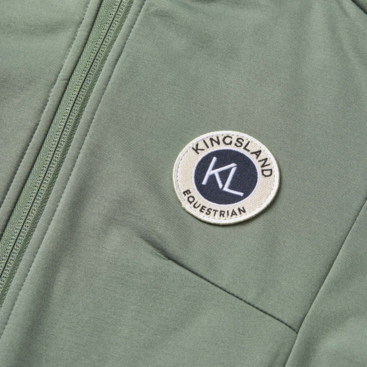 Kingsland Zip-Hoodie KLLucy Micro Fleece Green Agave