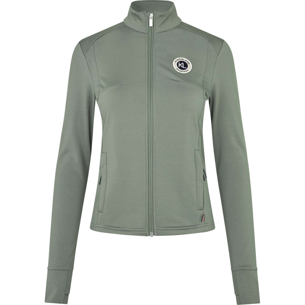 Kingsland Zip-Hoodie KLLucy Micro Fleece Green Agave