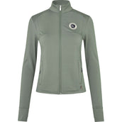 Kingsland Zip-Hoodie KLLucy Micro Fleece Green Agave