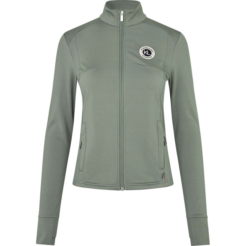 Kingsland Zip-Hoodie KLLucy Micro Fleece Green Agave