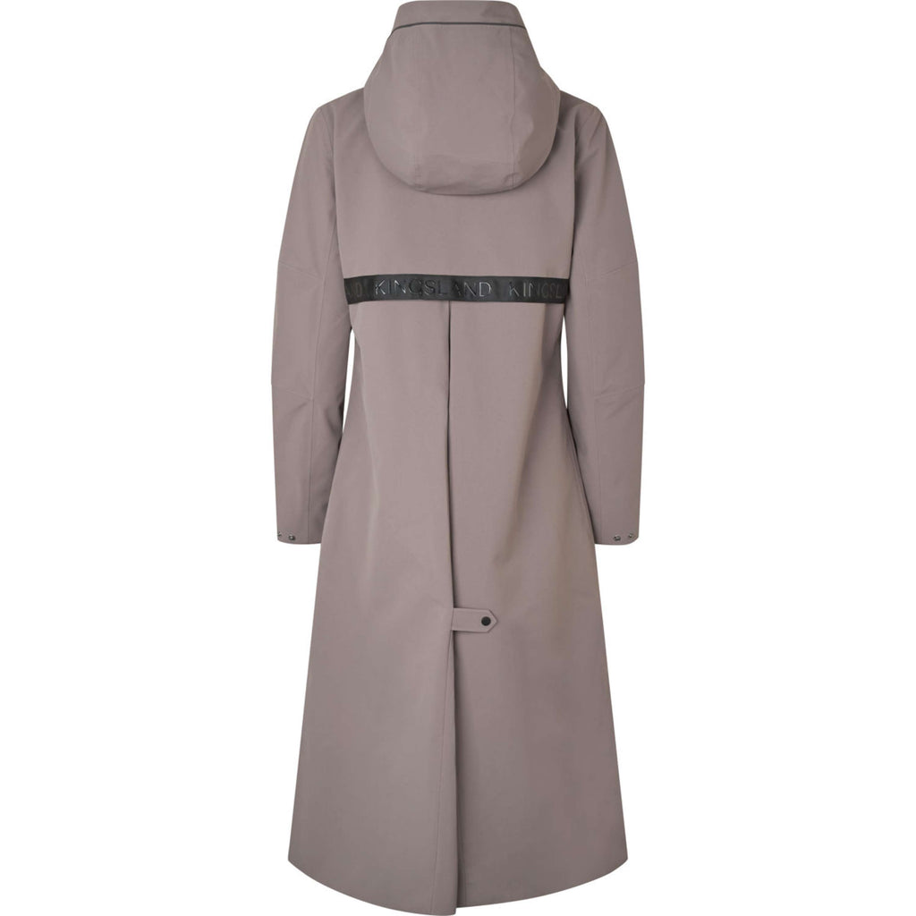 Kingsland Long Coat KLLucia Waterproof Brown Iron